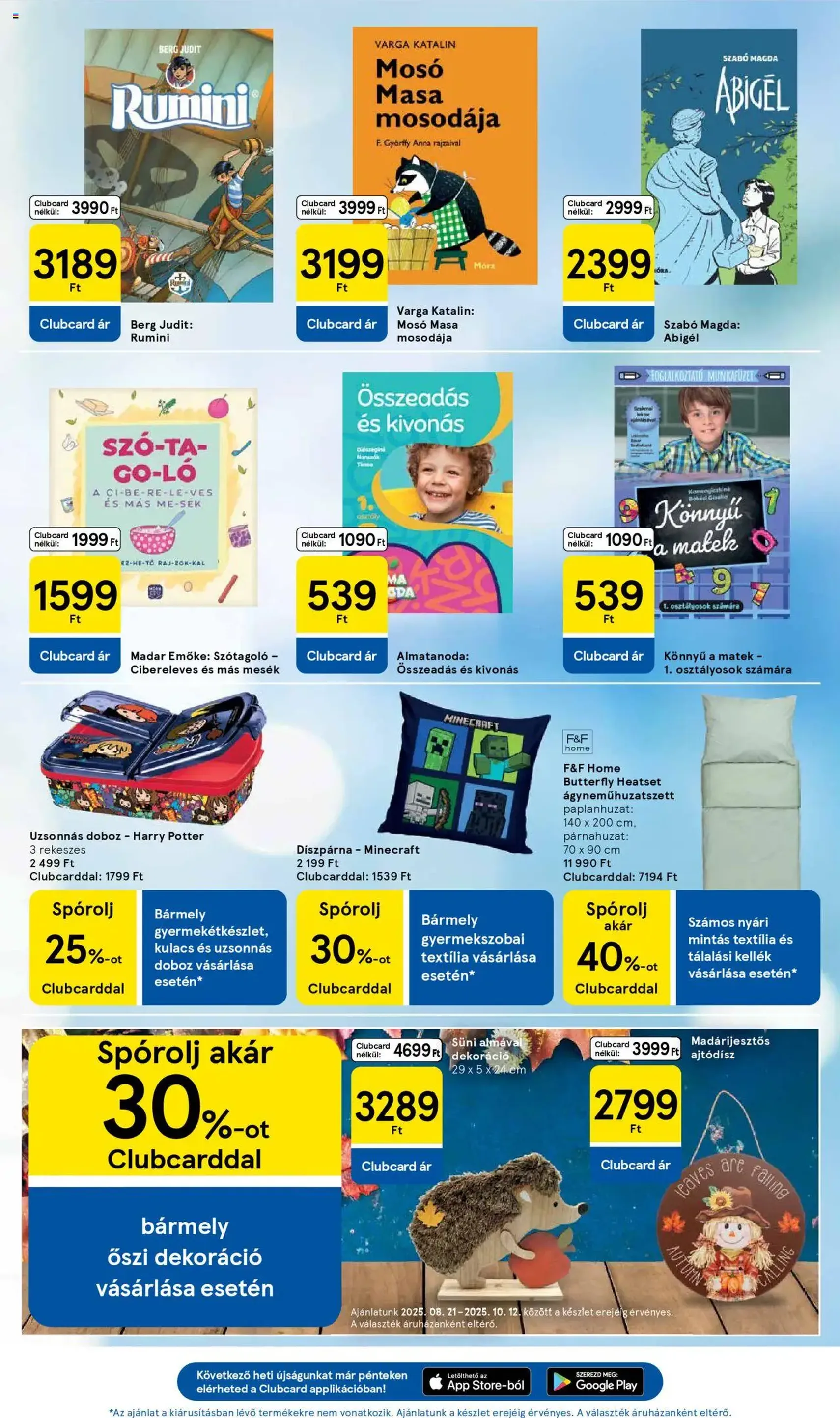 Tesco Hipermarket - Akciós újság - 2025.08.21. érvényes szórólap 9 oldal 32 oldalból