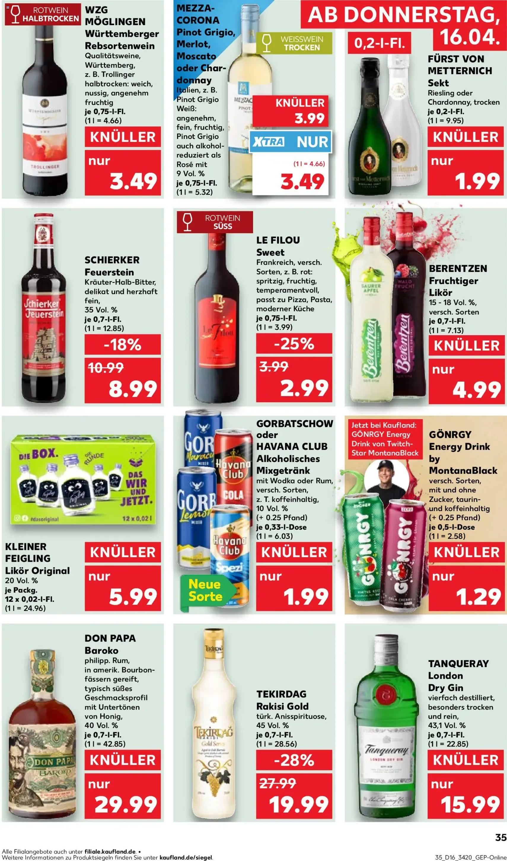 Kaufland Prospekt - Gültiger Prospekt ab 16.04.2026, Seite 35 von insgesamt 58