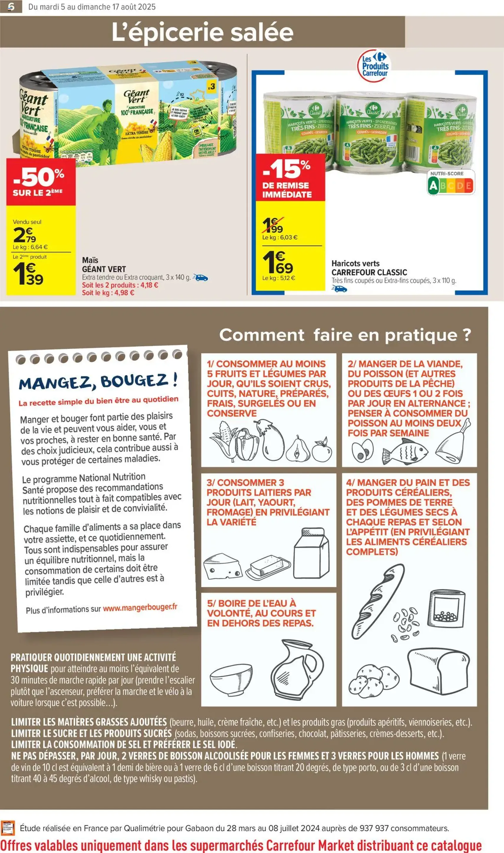 Carrefour Market catalogue semaine 31 - brochure valable à partir du 05/08/2025, page 9 sur 15 Carrefour Market catalogue semaine 31 - brochure valable à partir du 05/08/2025, page 9 sur 15