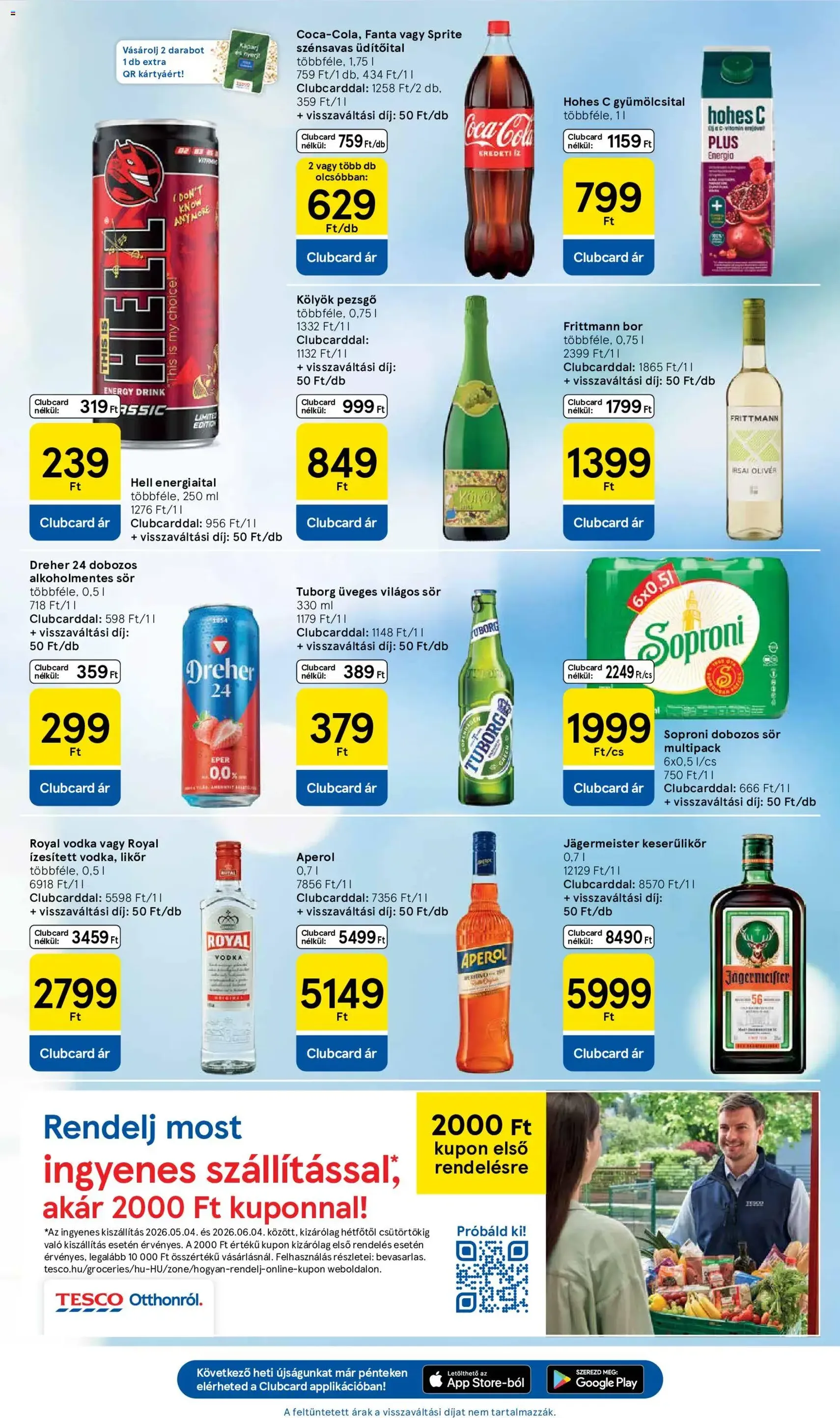 Tesco aktuális akciós újság - 2026.05.21. érvényes szórólap 7 oldal 34 oldalból