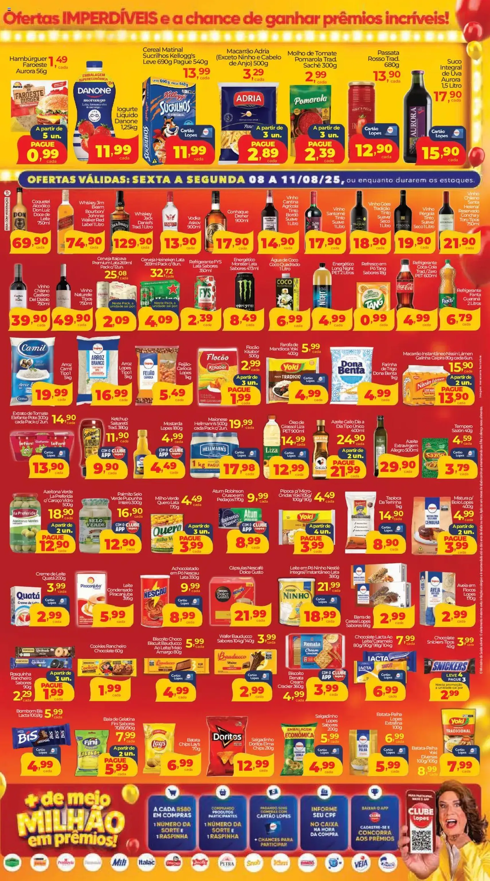 Lopes Supermercados - Ofertas da semana - folheto válido a partir de 08/08/2025 página 3 de 4