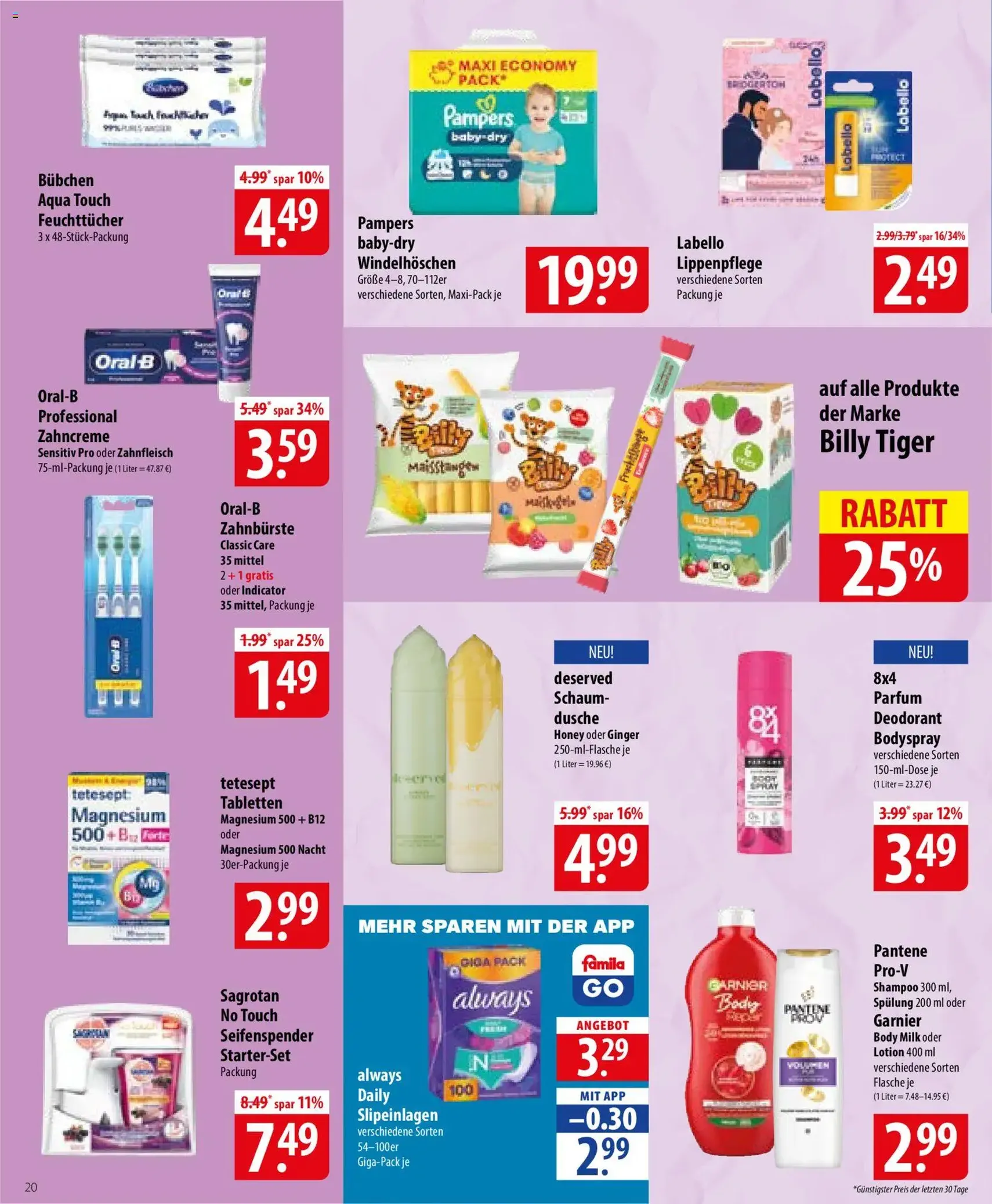 Famila Prospekt - Gültiger Prospekt ab 01.06.2026, Seite 20 von insgesamt 28