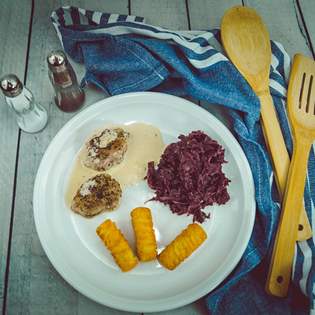 Recipe preview Pork tenderloin with cheese sauce