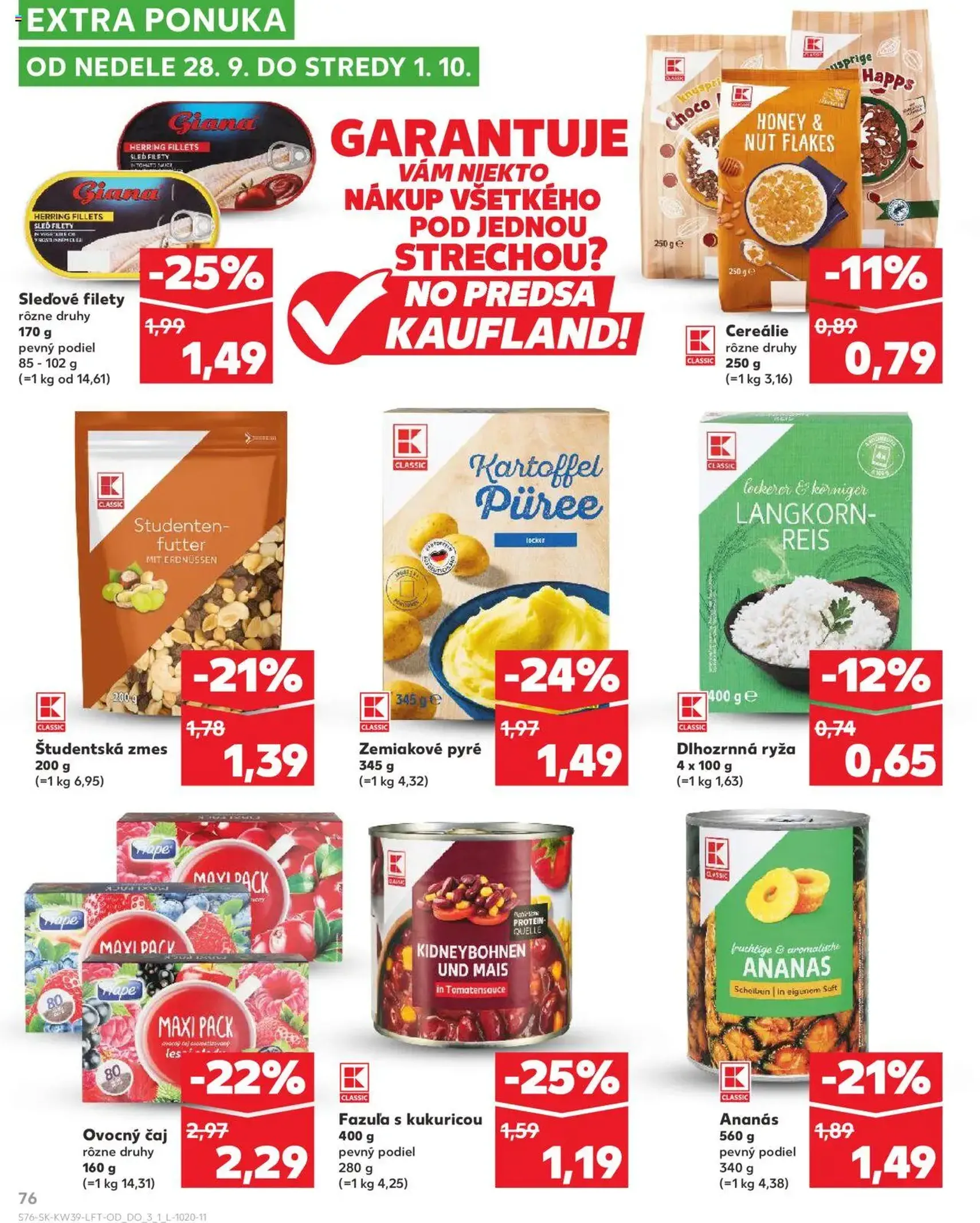 Kaufland Bratislava-Avion - platný leták od 25.09.2025 strana 76 z 78