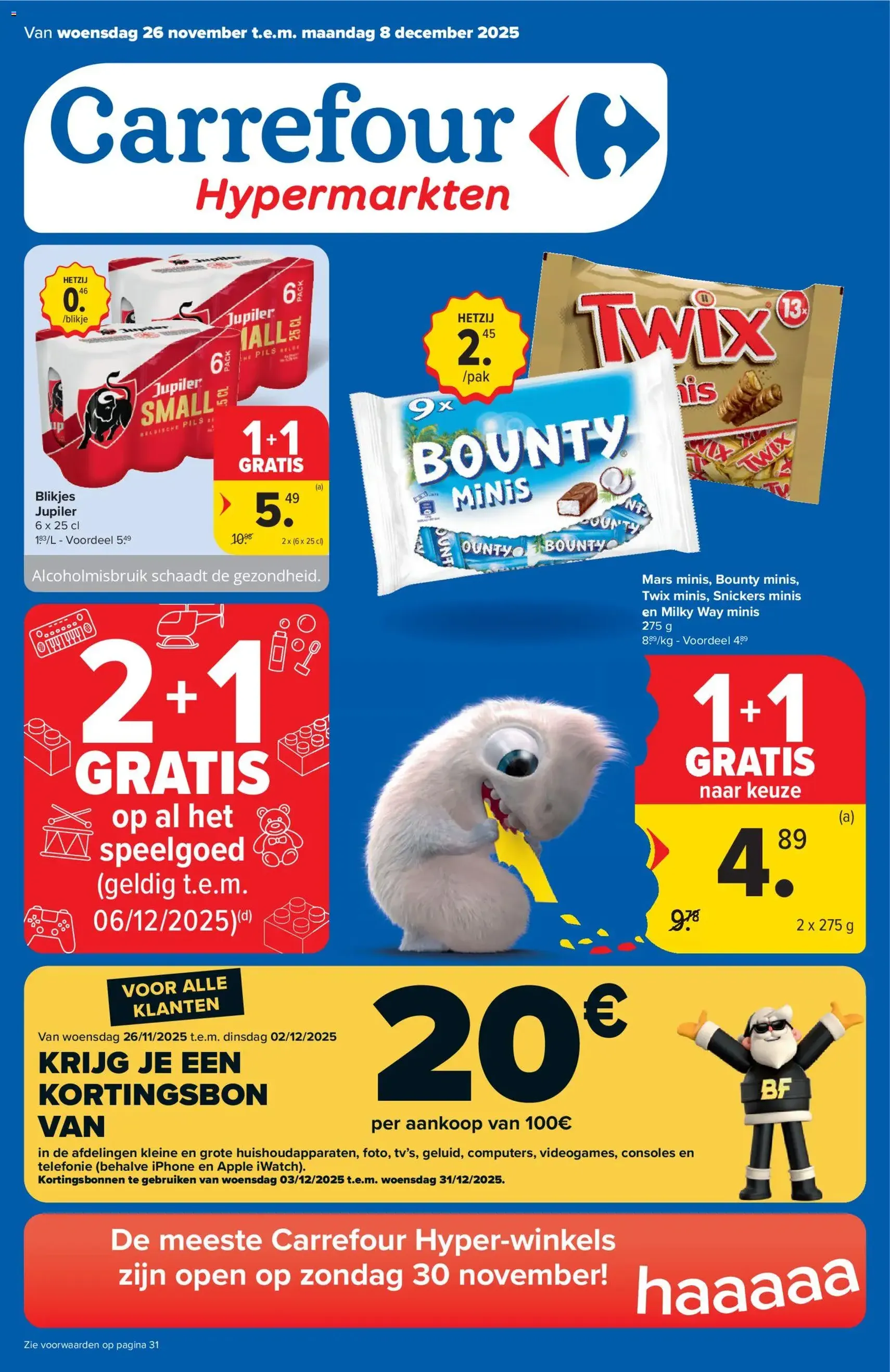 Carrefour folder week 48 - geldige folder vanaf 26/11/2025 pagina 1 van 32