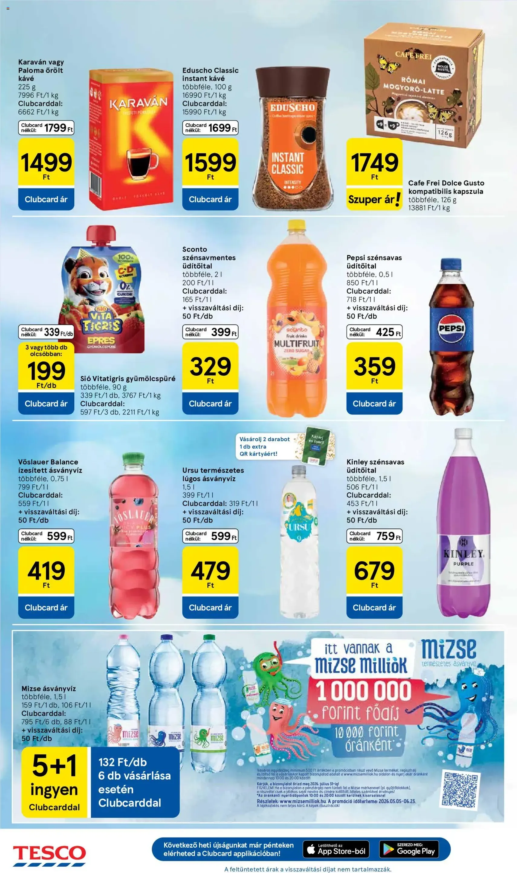 Tesco aktuális akciós újság - 2026.06.25. érvényes szórólap 22 oldal 30 oldalból