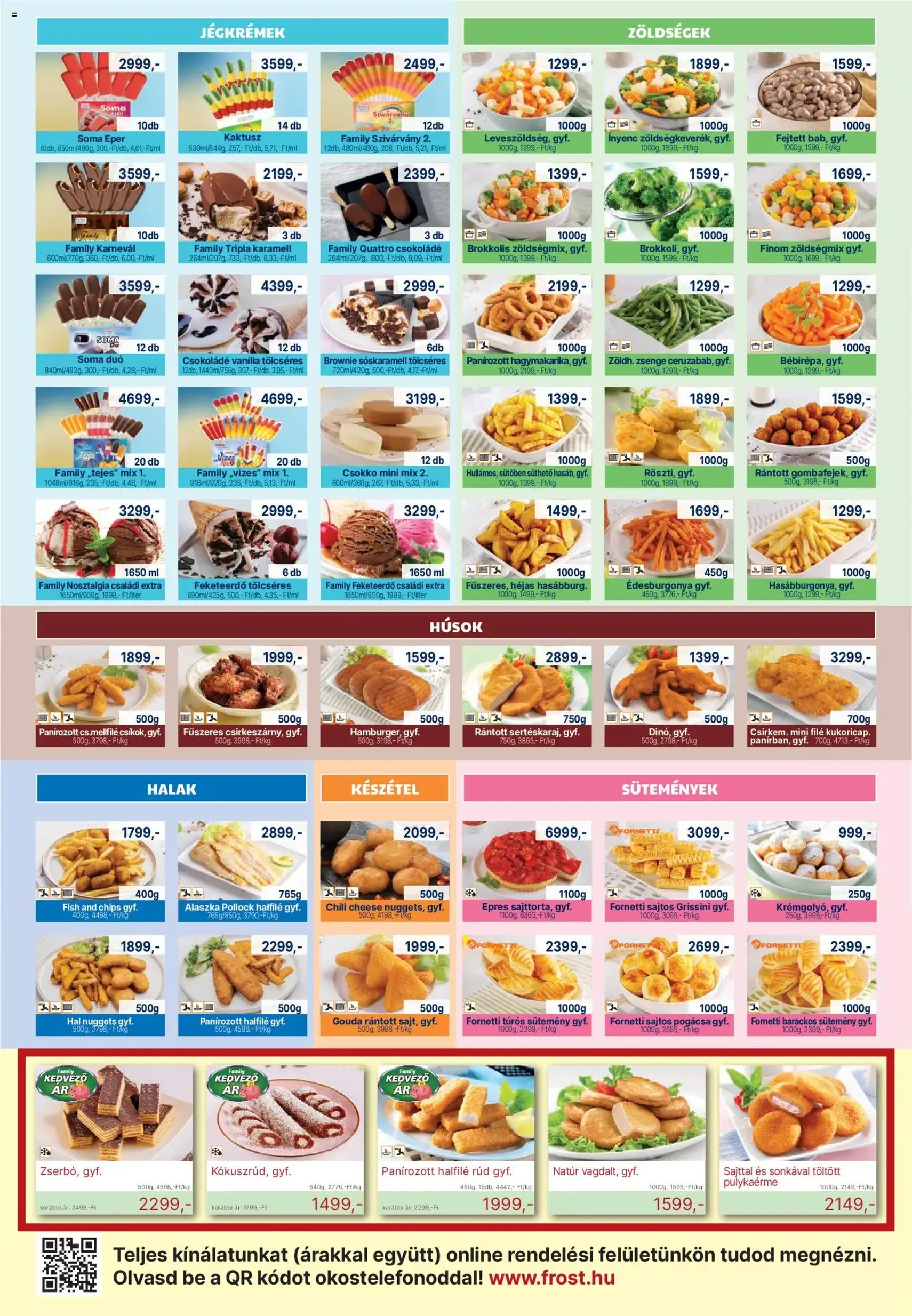 Family Frost Akciós újság - 2025.11.01. érvényes szórólap 2 oldal 2 oldalból