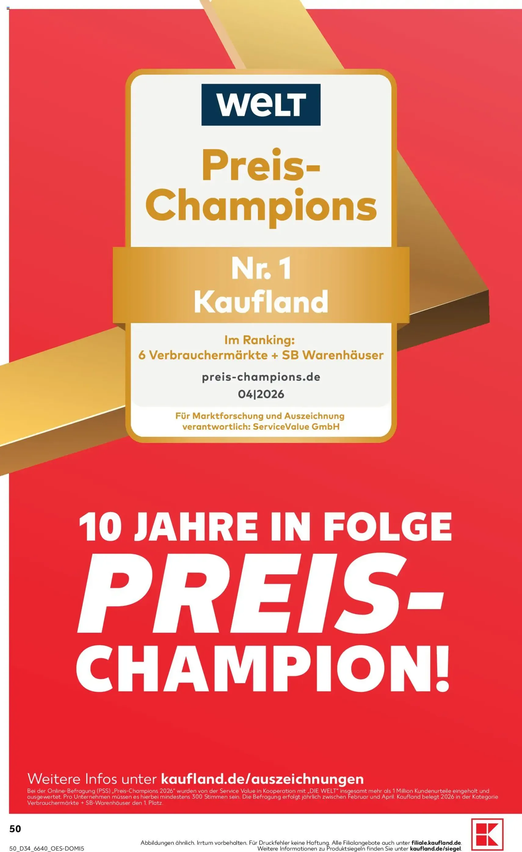 Kaufland Prospekt - Gültiger Prospekt ab 20.08.2026, Seite 50 von insgesamt 52