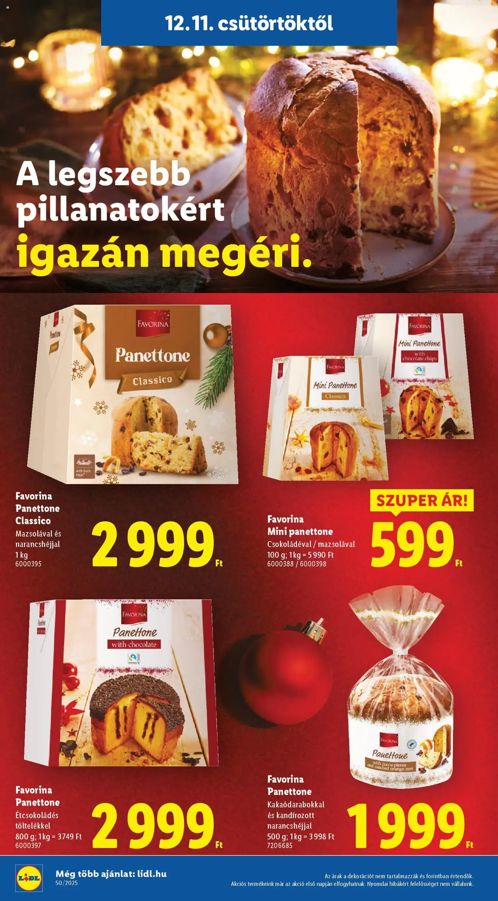 Lidl Akciós újság - 2025.12.11. érvényes szórólap 12 oldal 66 oldalból