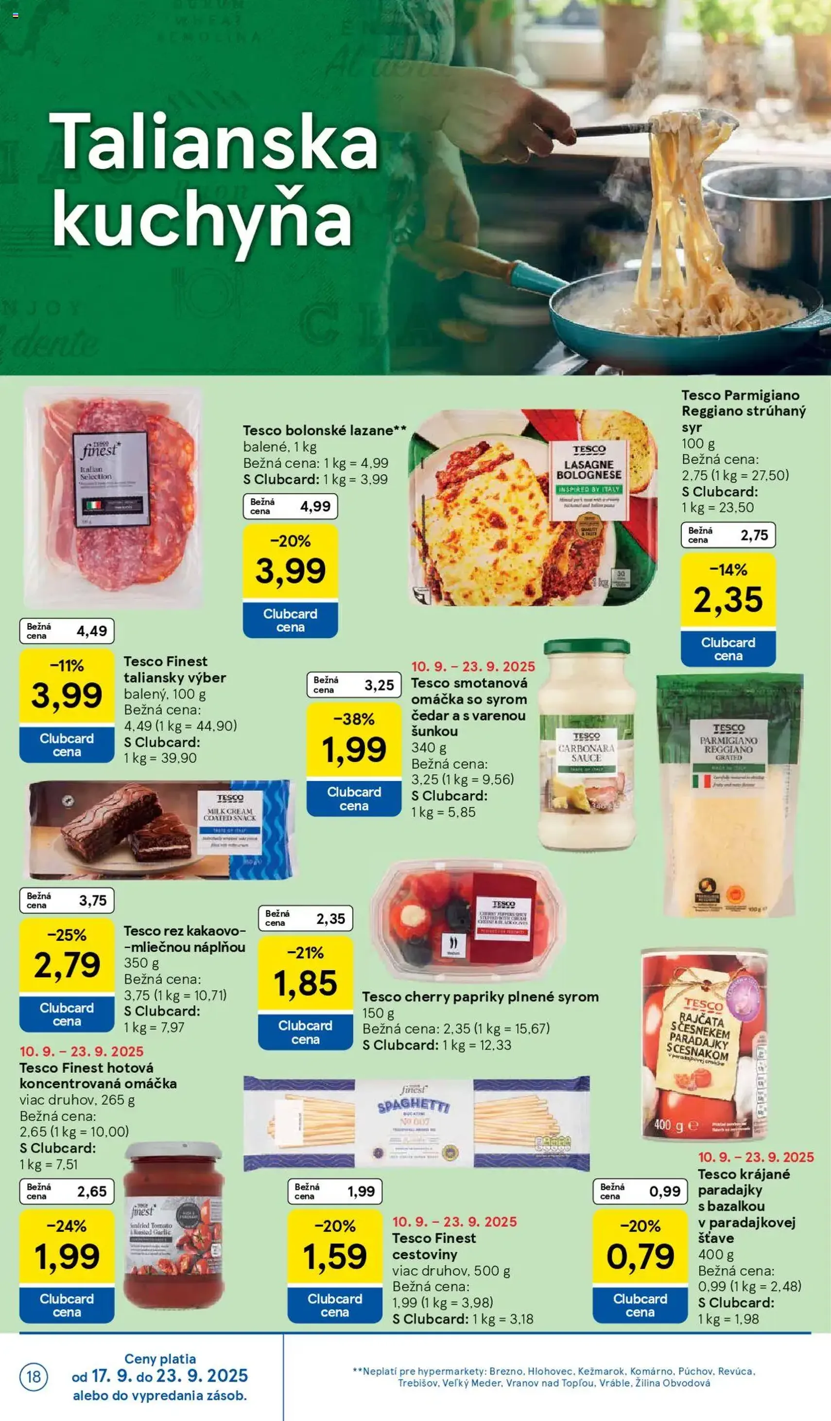 Tesco Hypermarket - leták - platný leták od 17.09.2025 strana 18 z 35