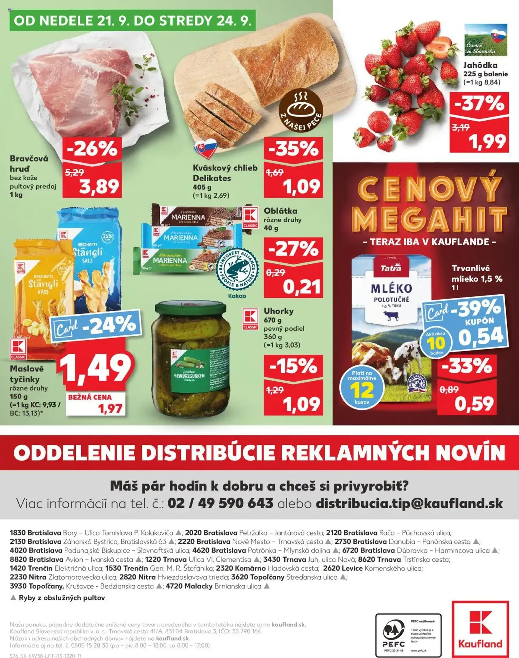 Kaufland Bratislava-Avion - platný leták od 18.09.2025 strana 76 z 76