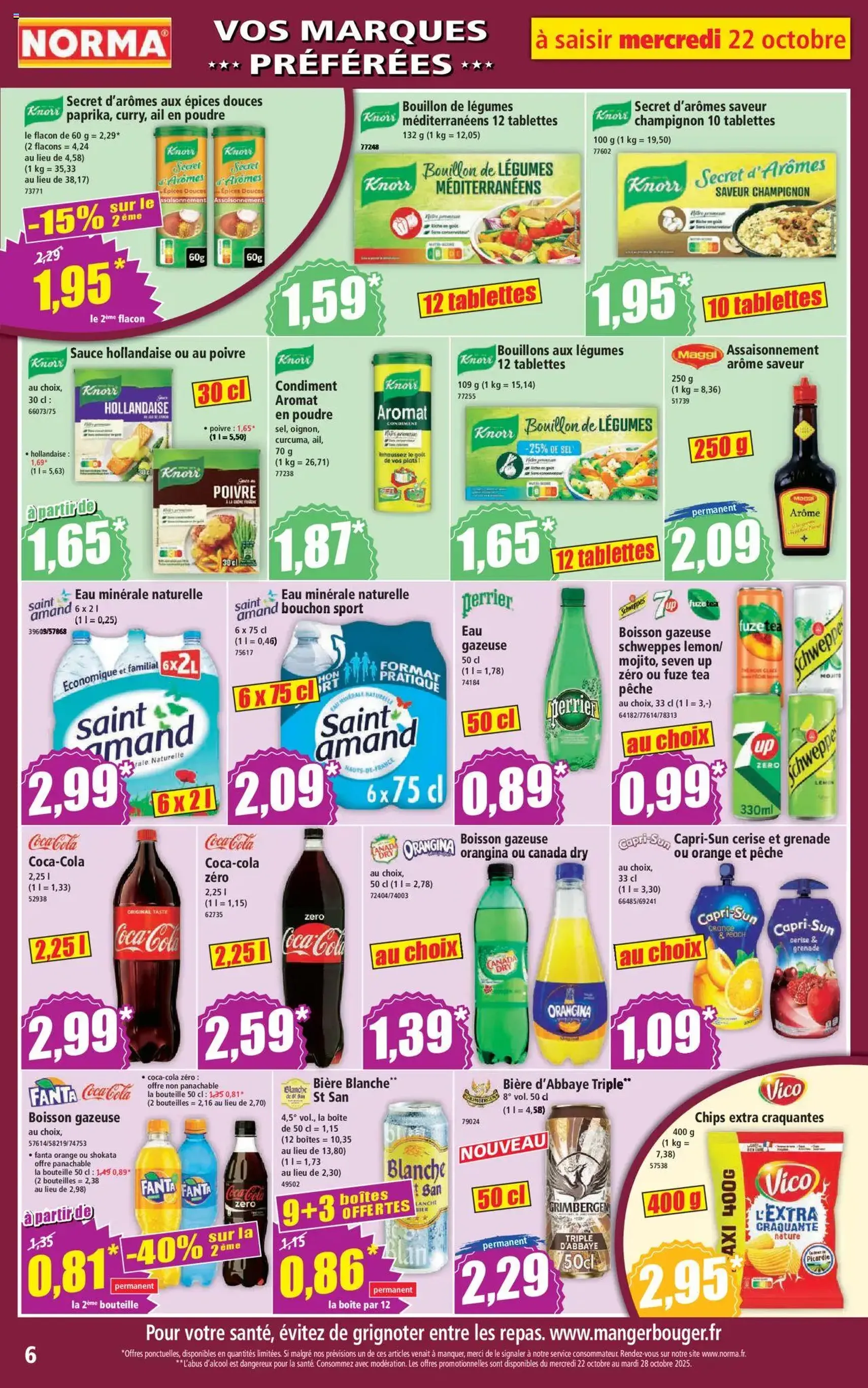 Norma catalogue - brochure valable à partir du 22/10/2025, page 6 sur 12 Norma catalogue - brochure valable à partir du 22/10/2025, page 6 sur 12