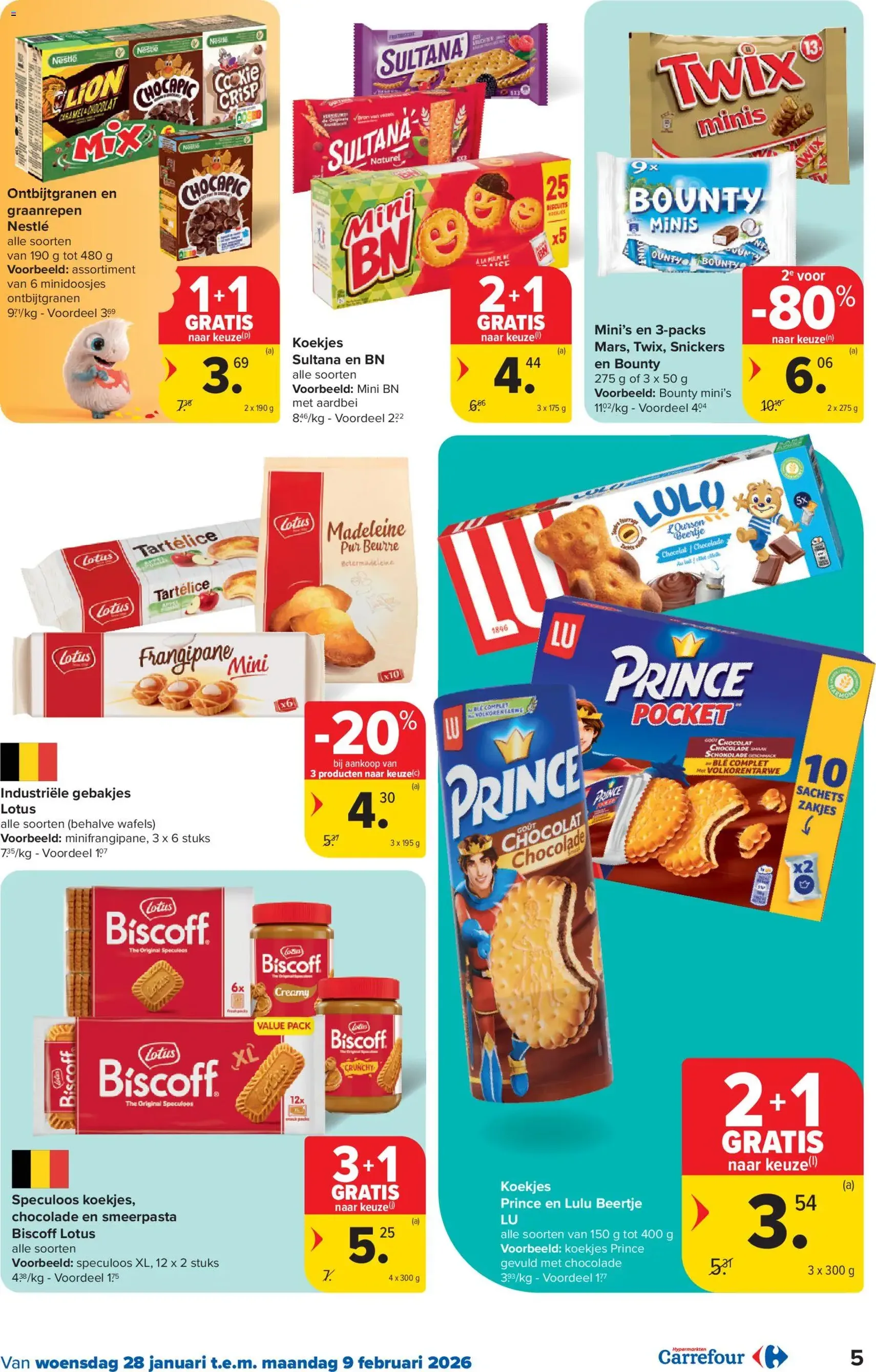 Carrefour folder week 5 - geldige folder vanaf 28/01/2026 pagina 5 van 63