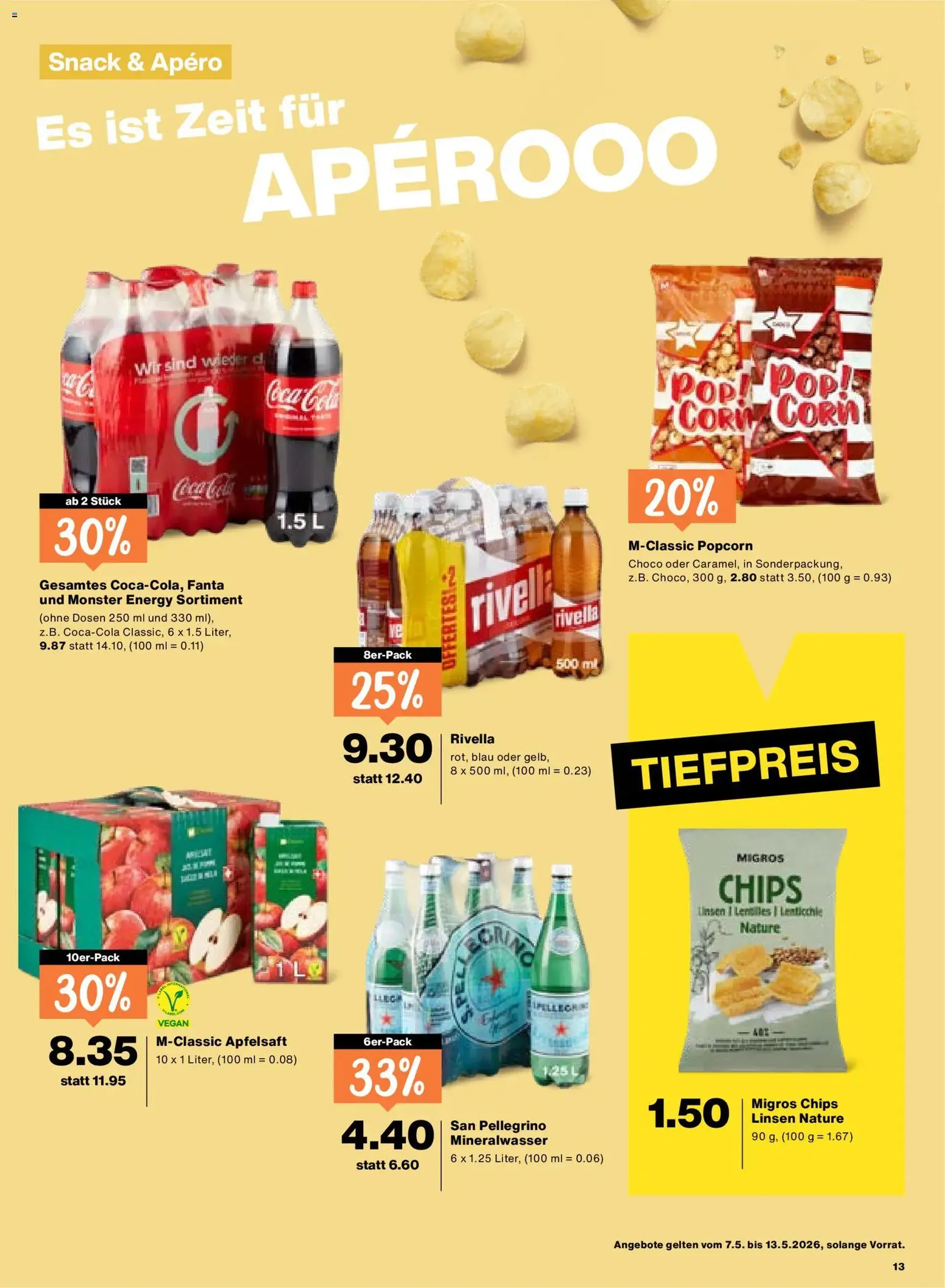 Migros aktionen - Gültiger Prospekt ab 07.05.2026, Seite 13 von insgesamt 24