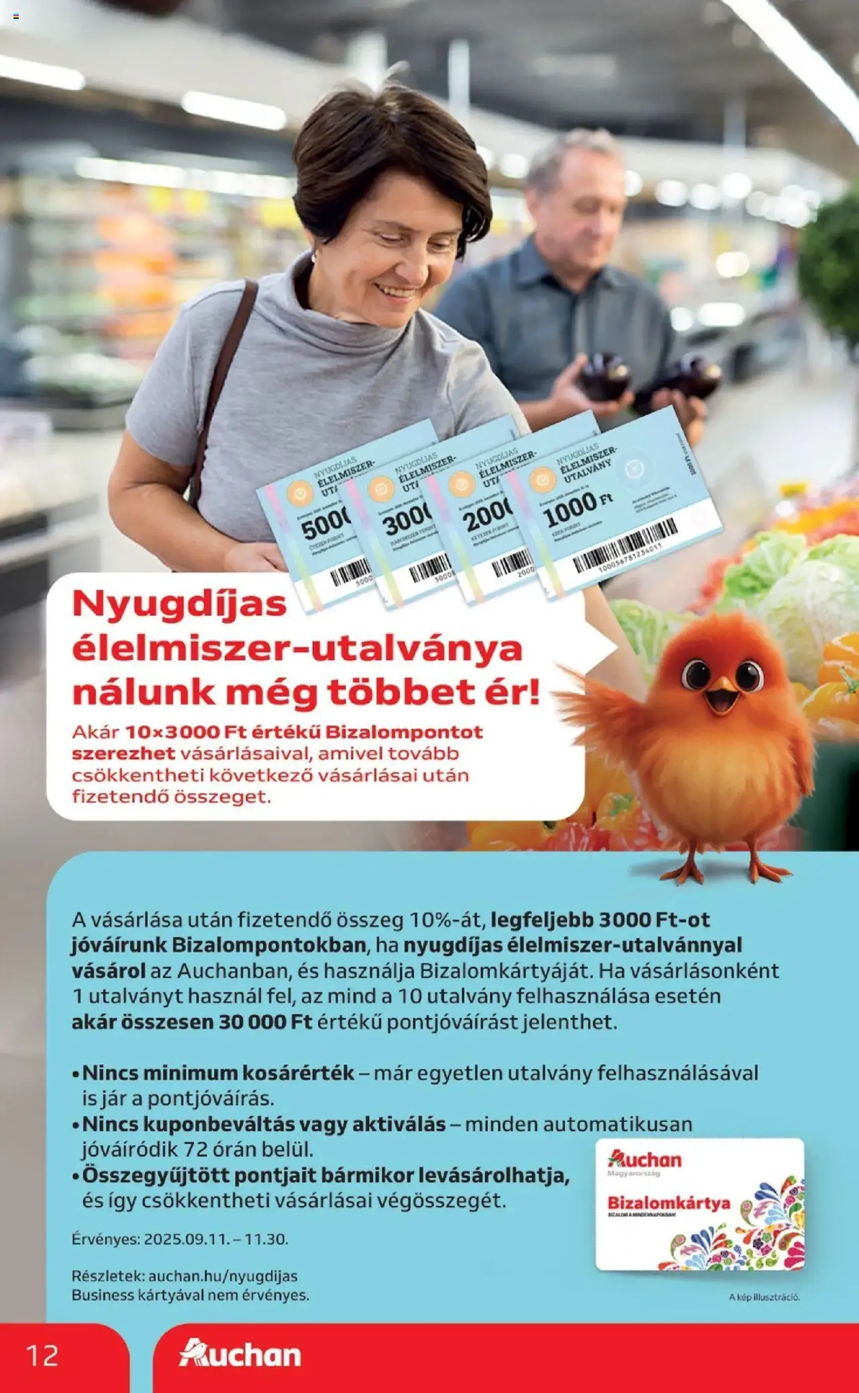 Auchan Akciós újság - 2025.09.18. érvényes szórólap 12 oldal 26 oldalból Auchan Akciós újság - 2025.09.18. érvényes szórólap 12 oldal 26 oldalból