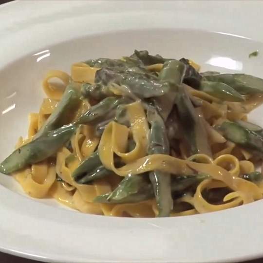 Anteprima ricetta Pasta alla crema di asparagi ricetta