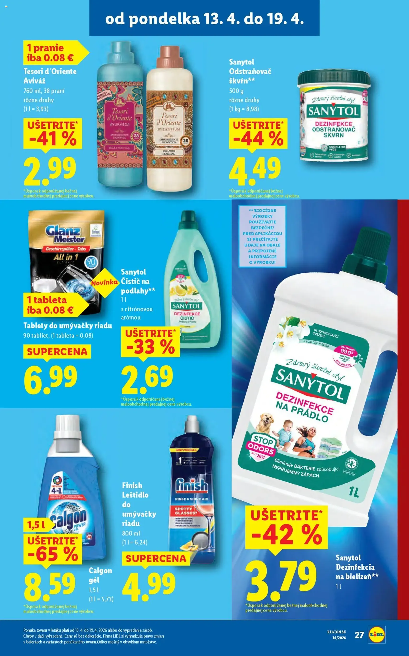 Lidl leták - platný leták od 13.04.2026 strana 29 z 89