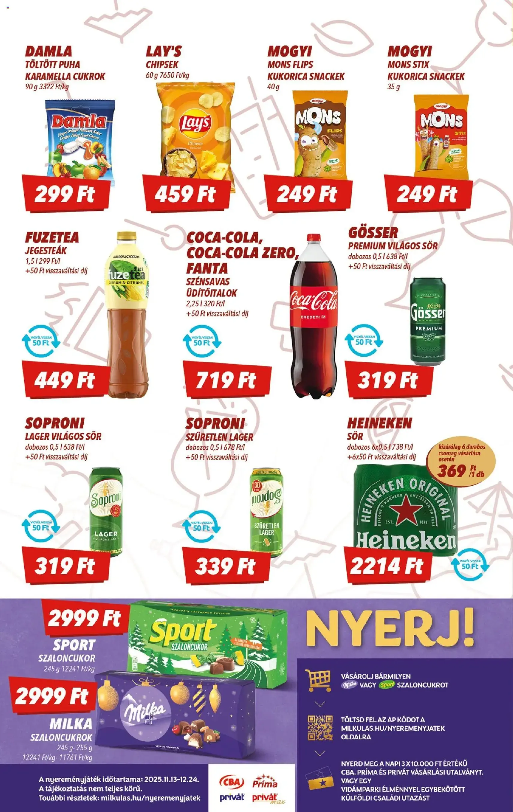 CBA Akciós újság - 2025.11.20. érvényes szórólap 6 oldal 8 oldalból
