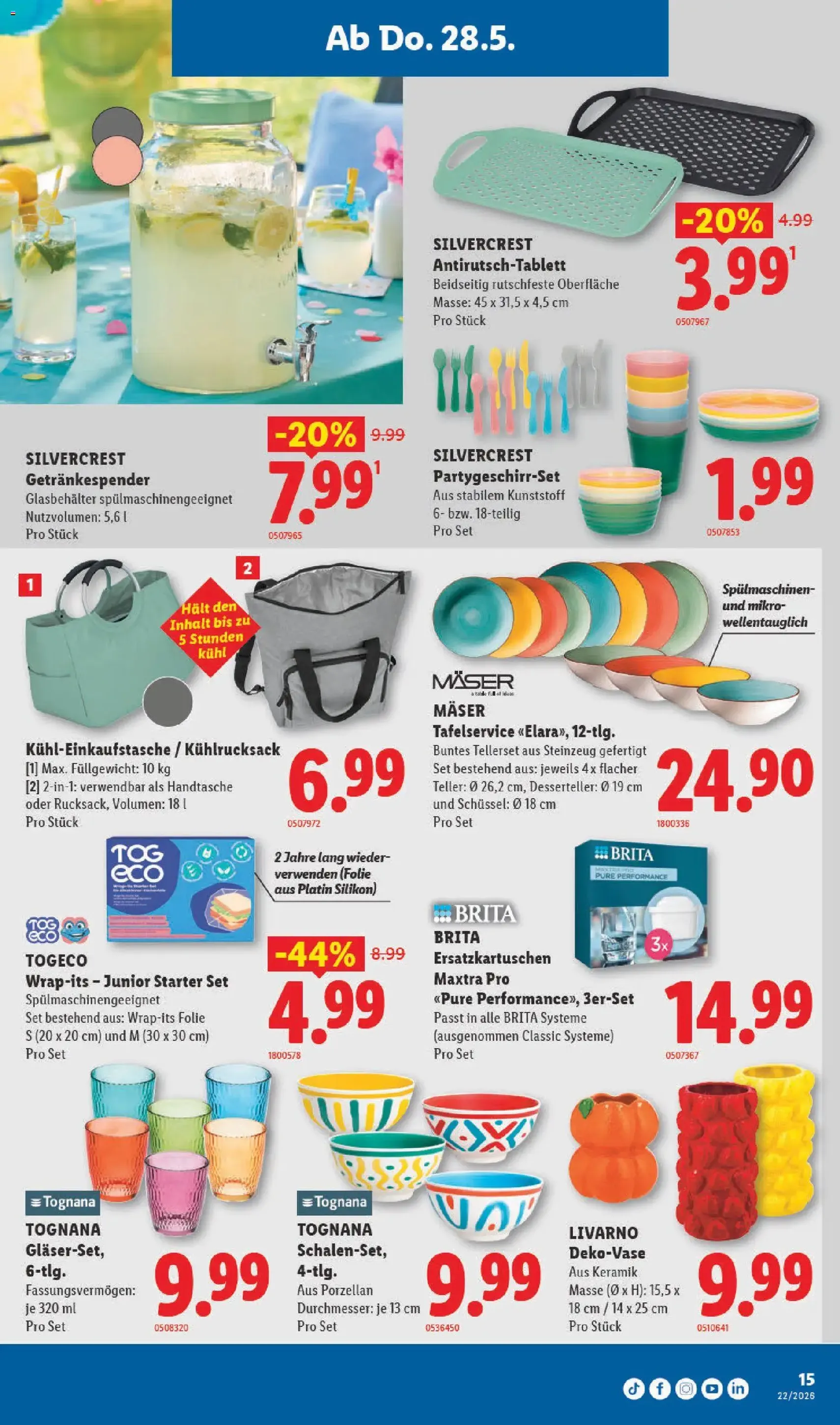 Lidl aktionen - Gültiger Prospekt ab 28.05.2026, Seite 15 von insgesamt 32