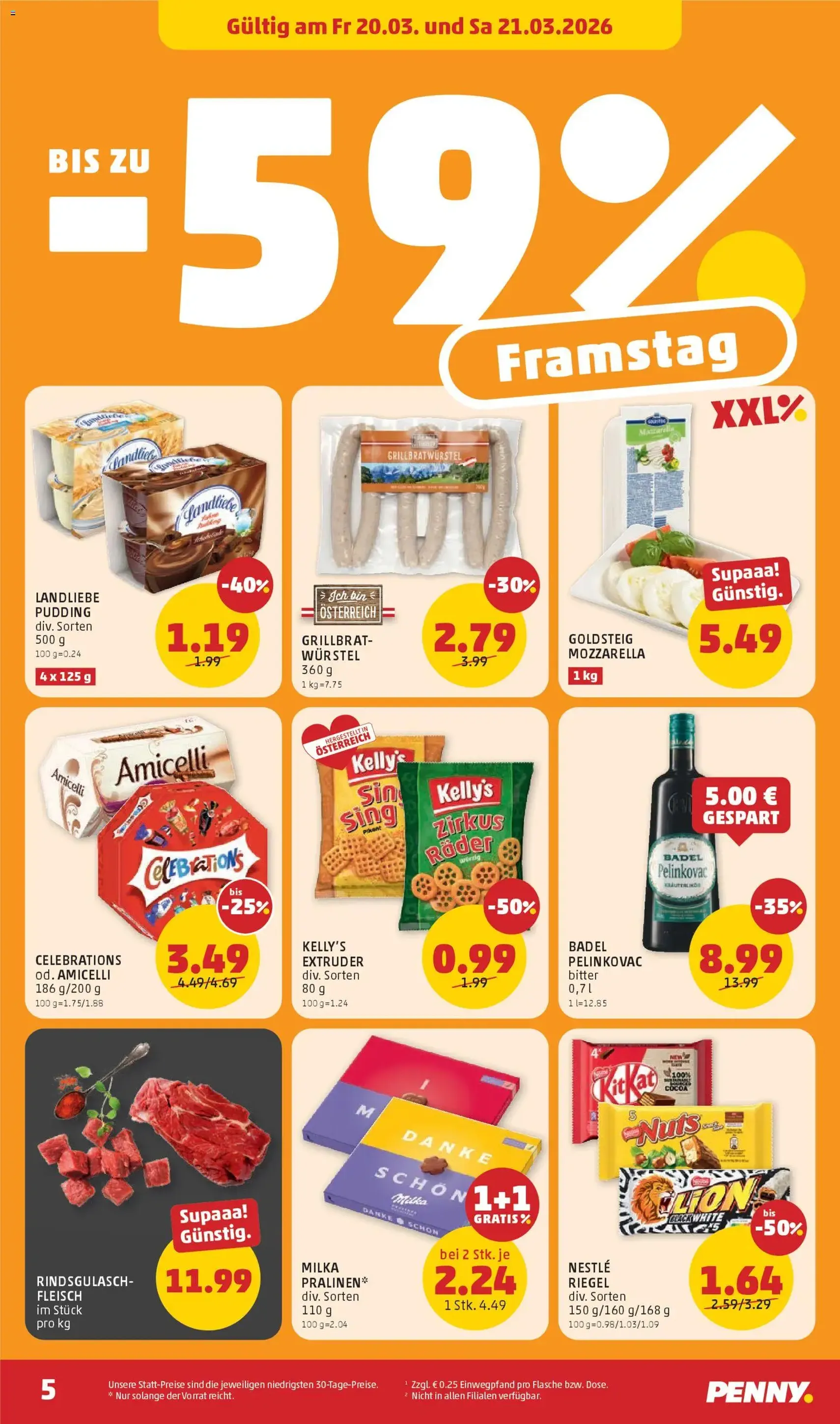 Penny Markt - Flugblatt - Gültiger Prospekt ab 19.03.2026, Seite 5 von insgesamt 32