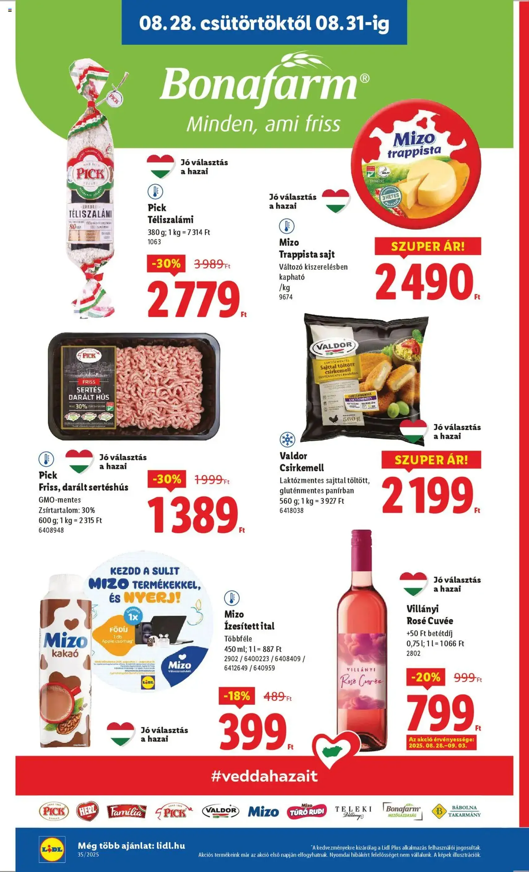 Lidl Akciós újság - 2025.08.28. érvényes szórólap 12 oldal 76 oldalból Lidl Akciós újság - 2025.08.28. érvényes szórólap 12 oldal 76 oldalból