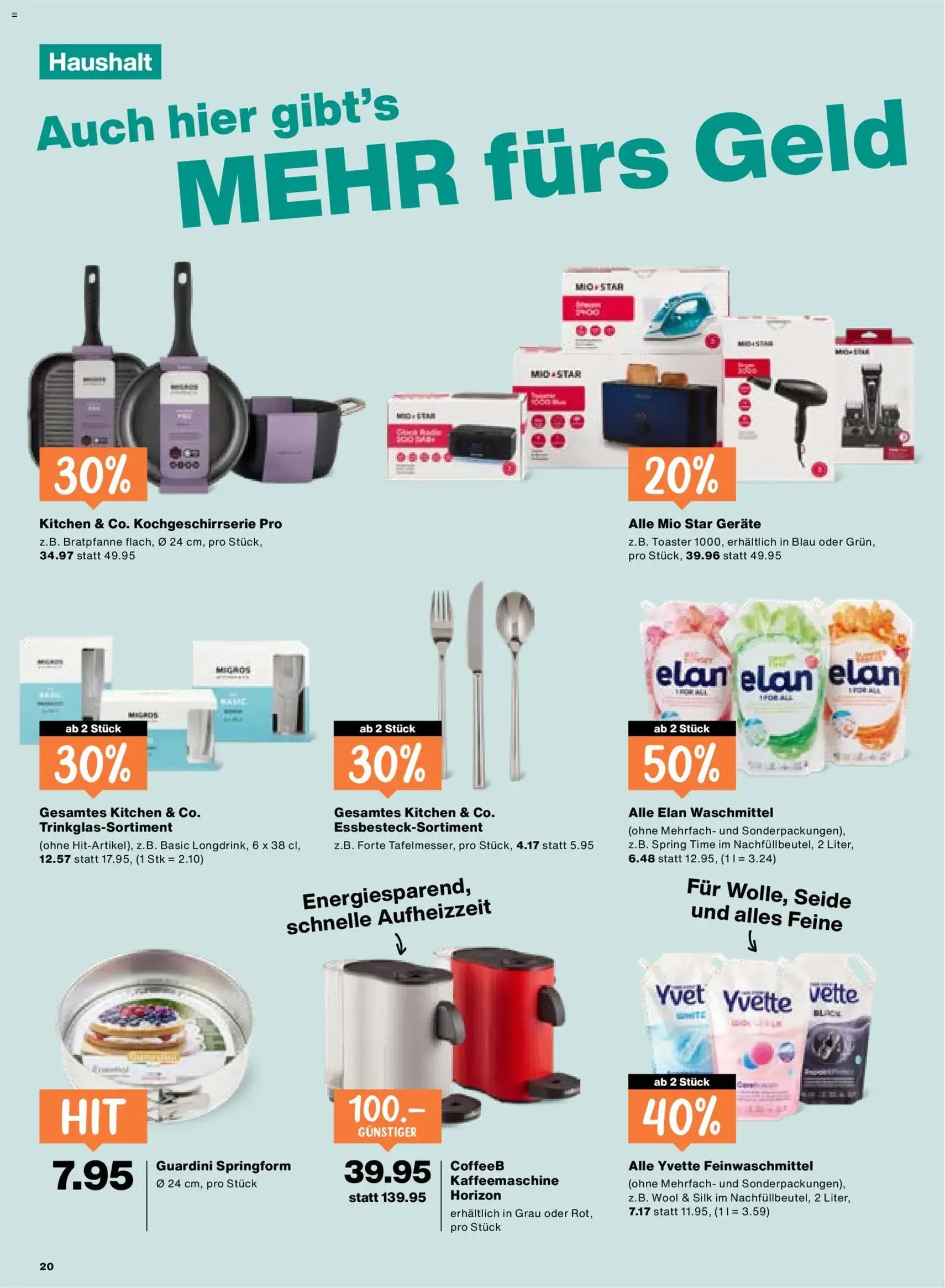 Migros aktionen - Gültiger Prospekt ab 28.05.2026, Seite 20 von insgesamt 24