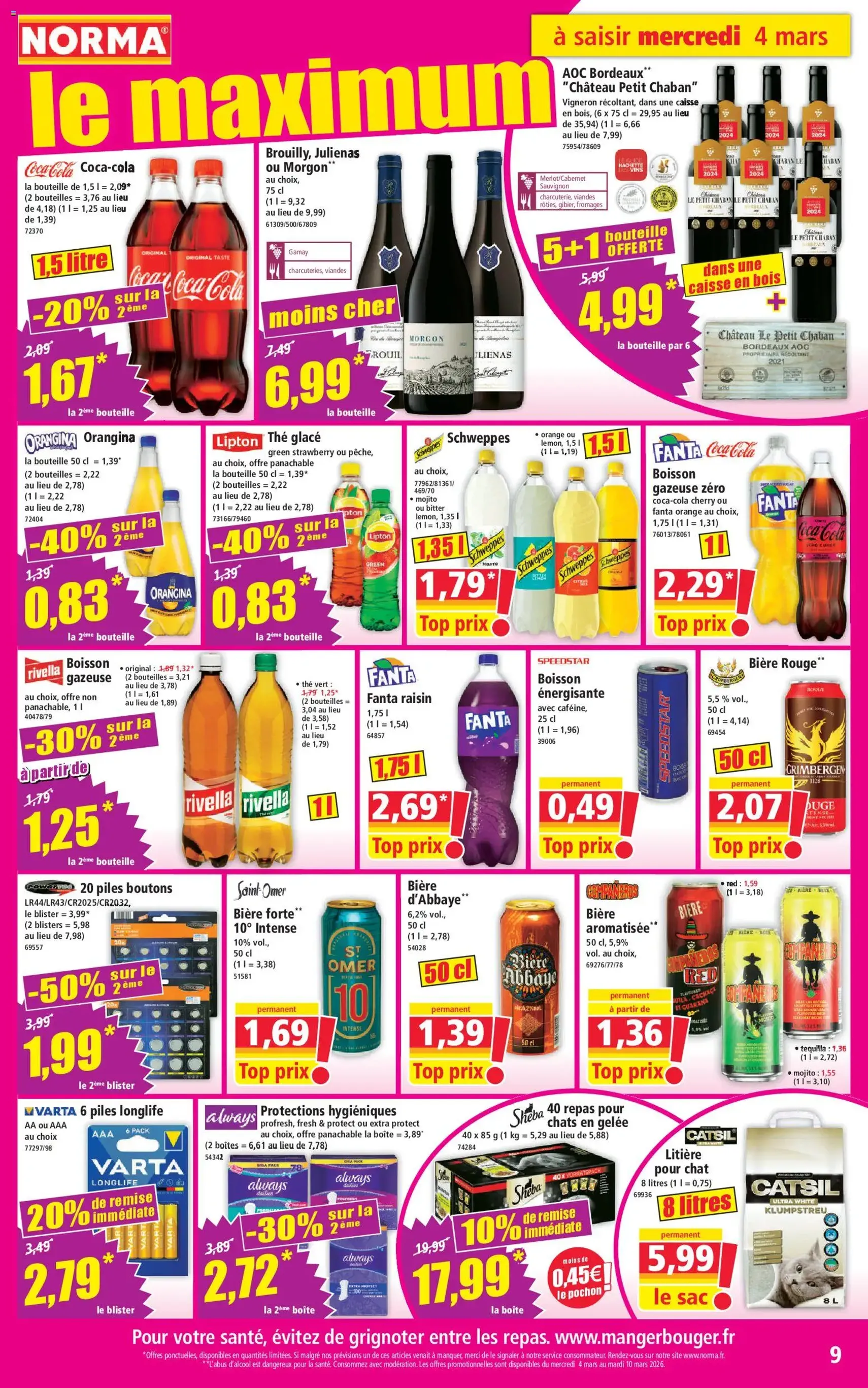 Norma catalogue - brochure valable à partir du 04/03/2026, page 9 sur 14