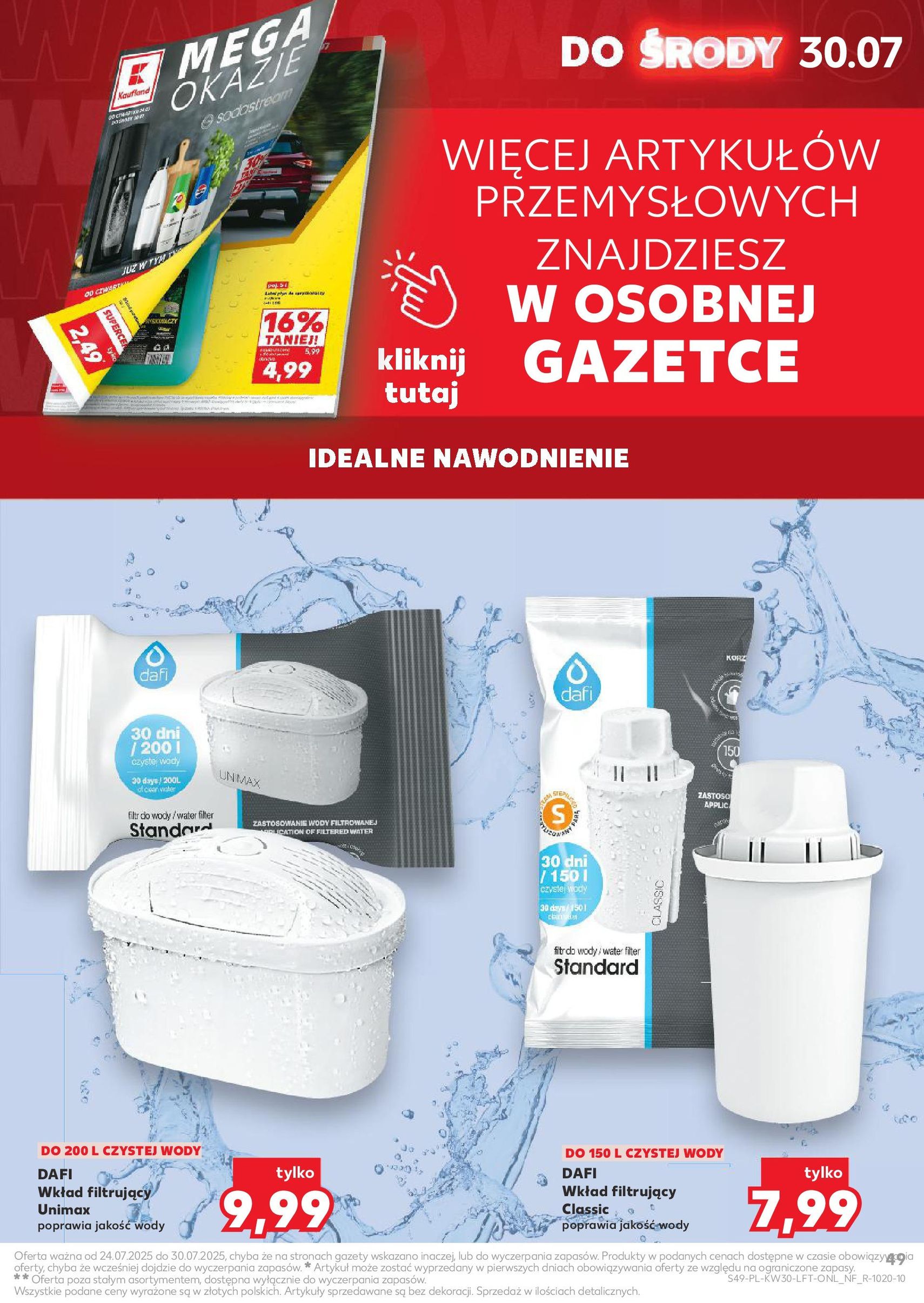 Kaufland gazetka - ważny gazetka od 24.07.2025 strona 49 z 51 Kaufland gazetka - ważny gazetka od 24.07.2025 strona 49 z 51