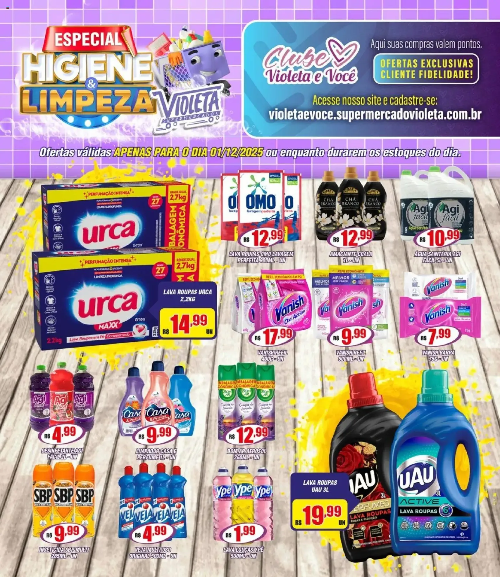 Violeta Supermercados - Ofertas da semana - folheto válido a partir de 01/12/2025 página 1 de 2