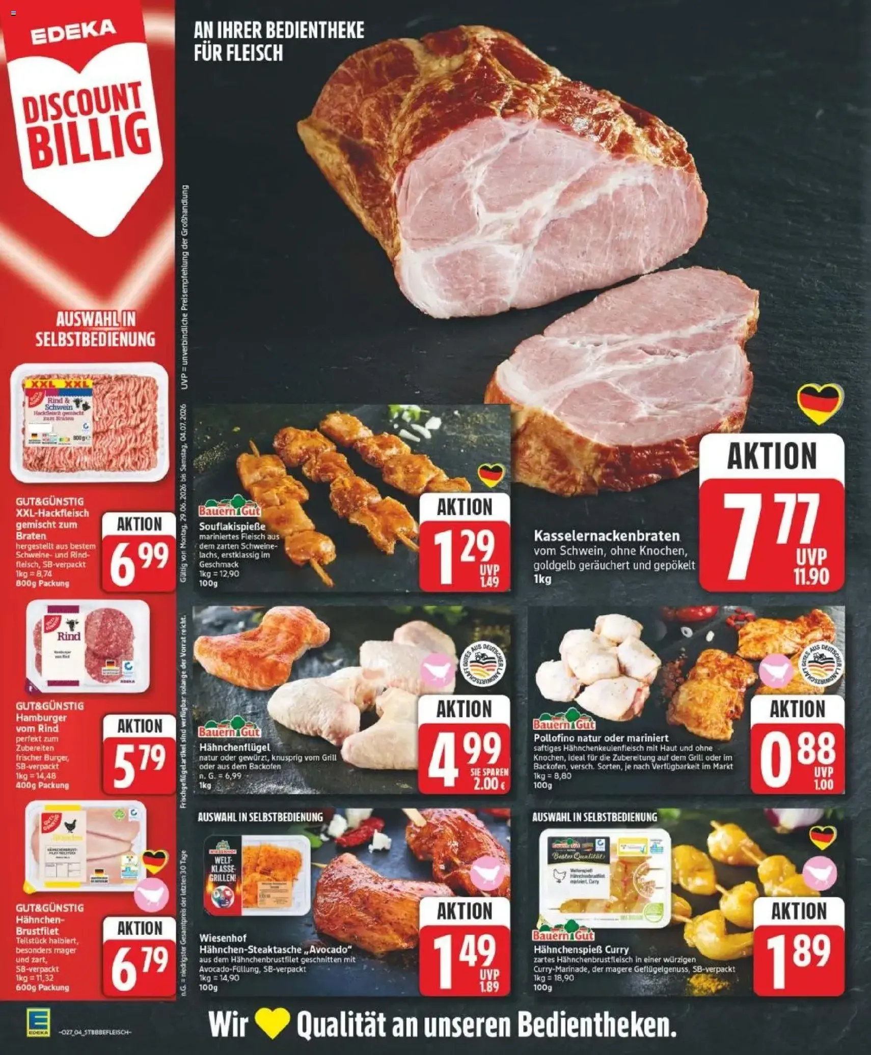 Edeka Prospekt - Gültiger Prospekt ab 29.06.2026, Seite 4 von insgesamt 23