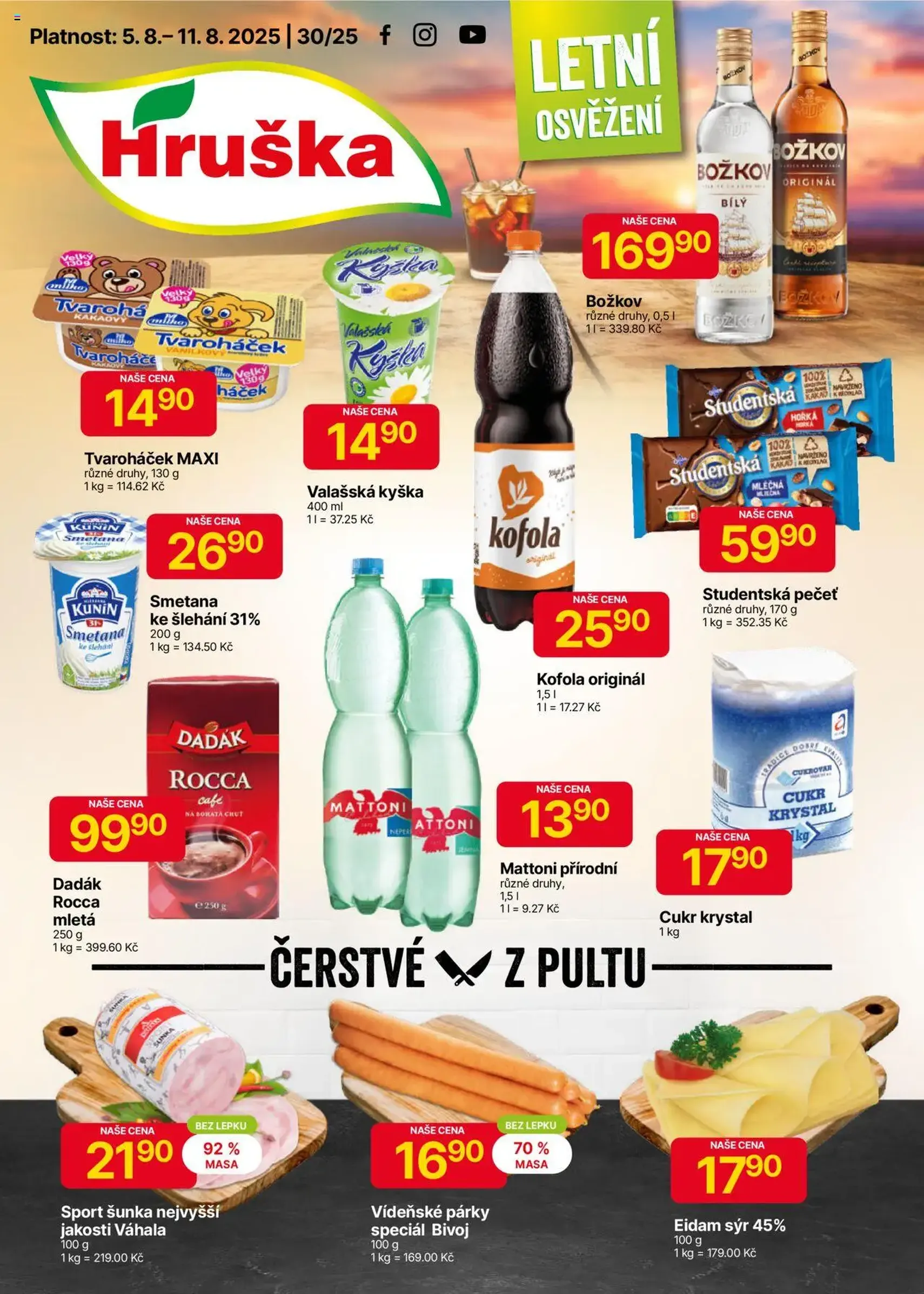 Hruška leták - platný leták od 05.08.2025 strana 1 z 12 Hruška leták - platný leták od 05.08.2025 strana 1 z 12