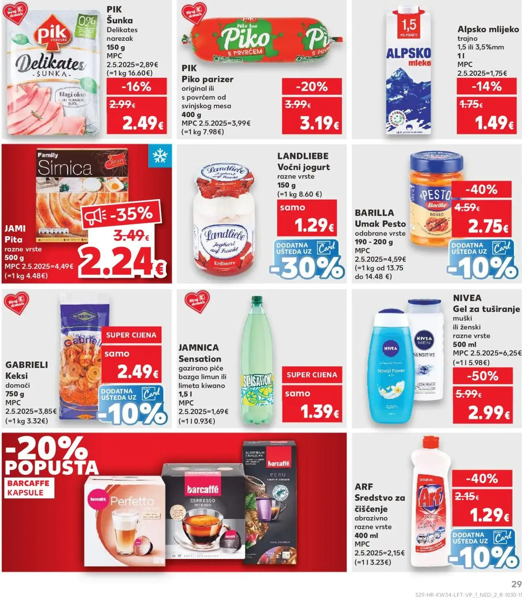 Kaufland HR - Split-Ravne njive - 2025.08.20. érvényes szórólap 29 oldal 32 oldalból