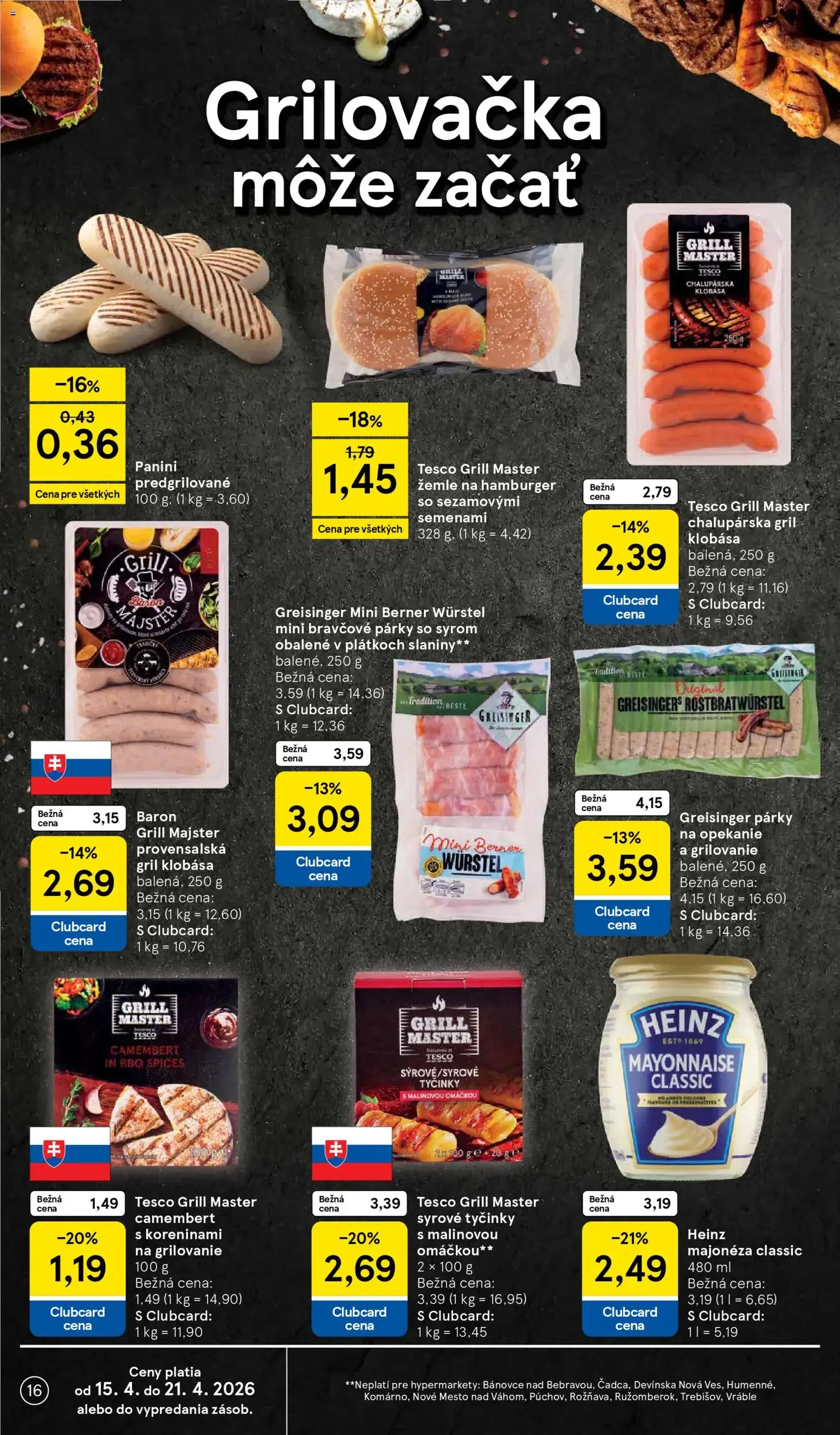 Tesco Hypermarket - leták - platný leták od 15.04.2026 strana 16 z 37