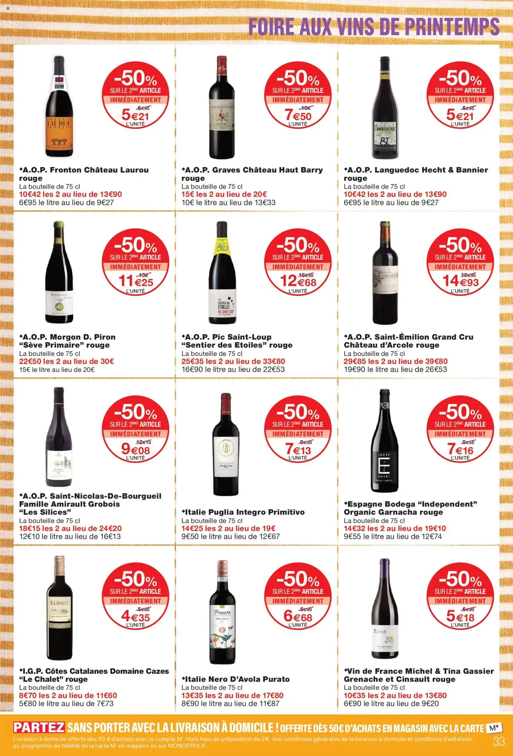 Monoprix catalogue - brochure valable à partir du 24/03/2026, page 33 sur 66
