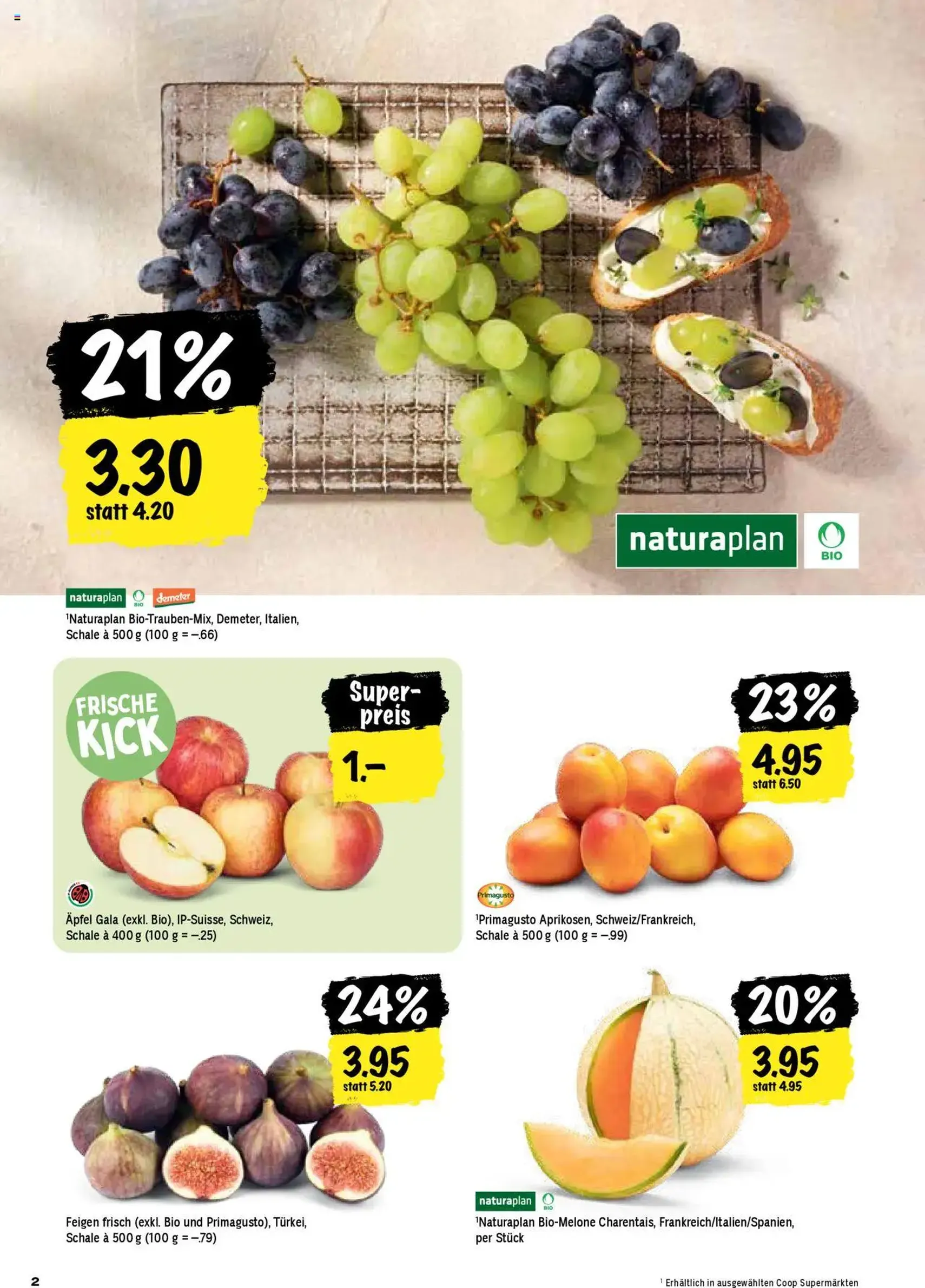 Coop Aktionen - Gültiger Prospekt ab 28.08.2025, Seite 2 von insgesamt 24 Coop Aktionen - Gültiger Prospekt ab 28.08.2025, Seite 2 von insgesamt 24