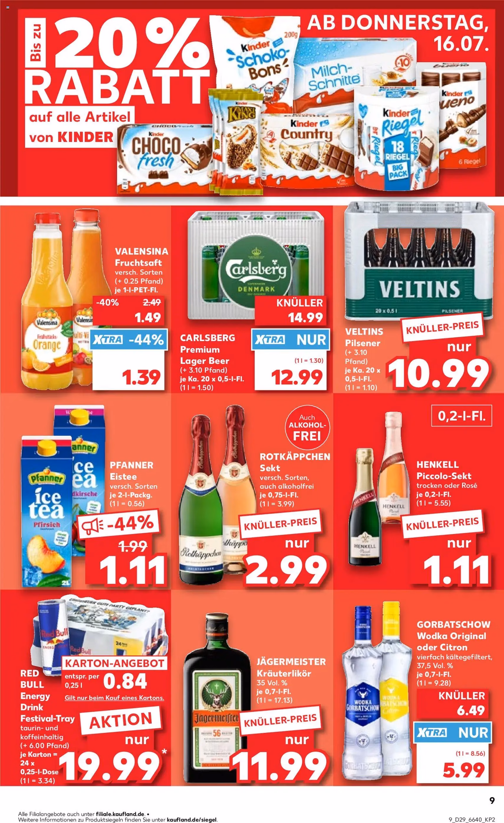 Kaufland Prospekt - Gültiger Prospekt ab 16.07.2026, Seite 9 von insgesamt 56