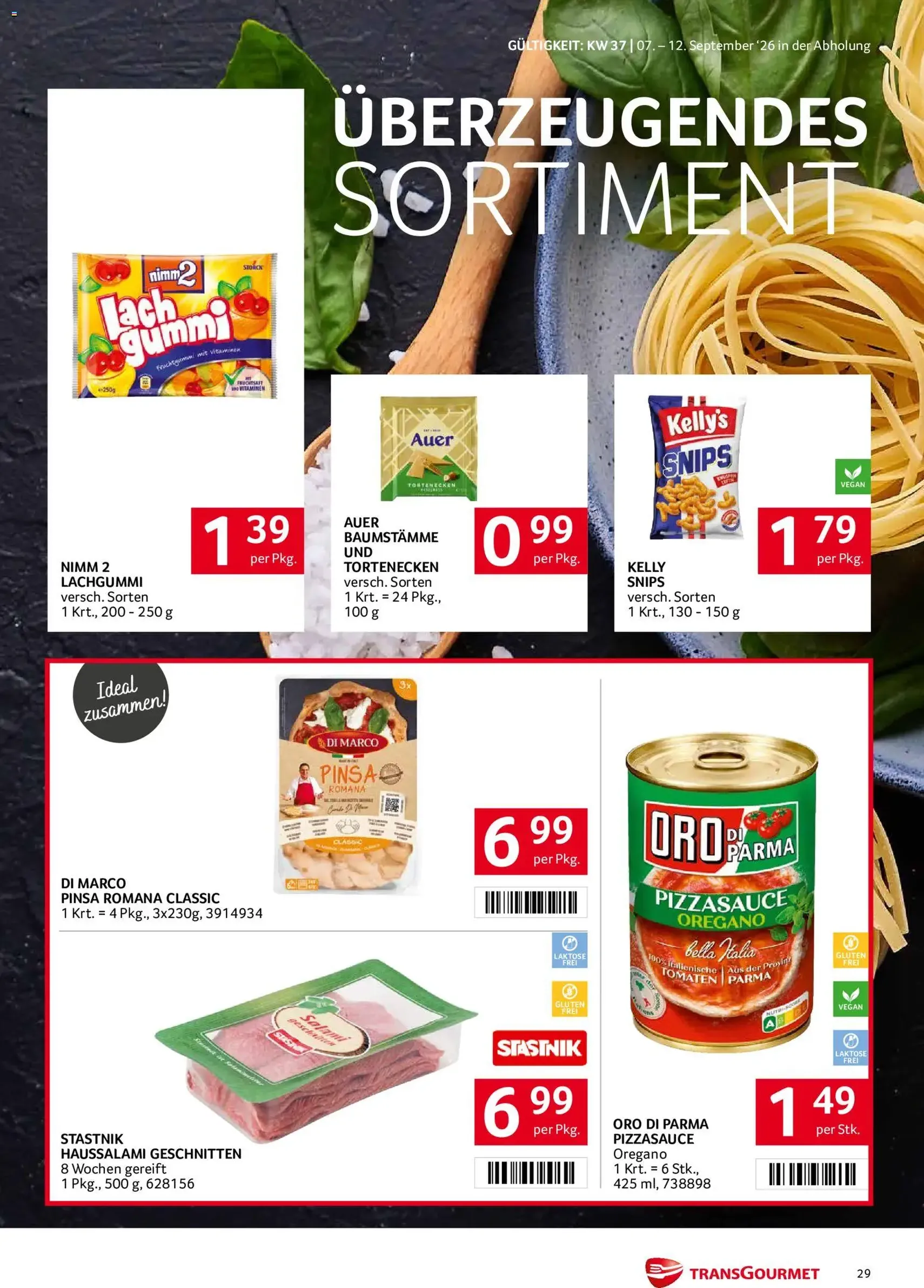 Transgourmet Flugblatt - Gültiger Prospekt ab 07.09.2026, Seite 29 von insgesamt 32