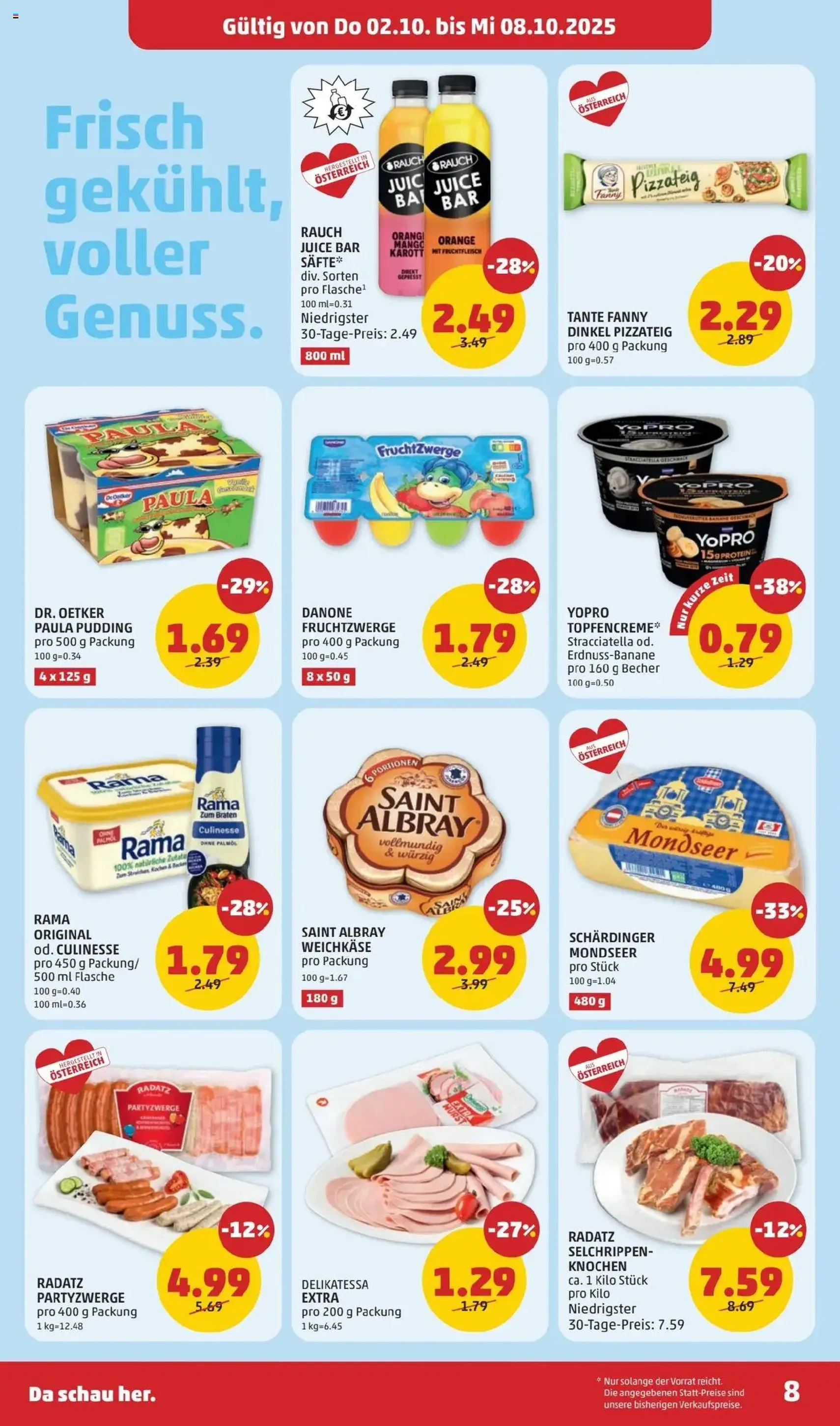 Penny Markt Flugblatt - Gültiger Prospekt ab 02.10.2025, Seite 8 von insgesamt 32