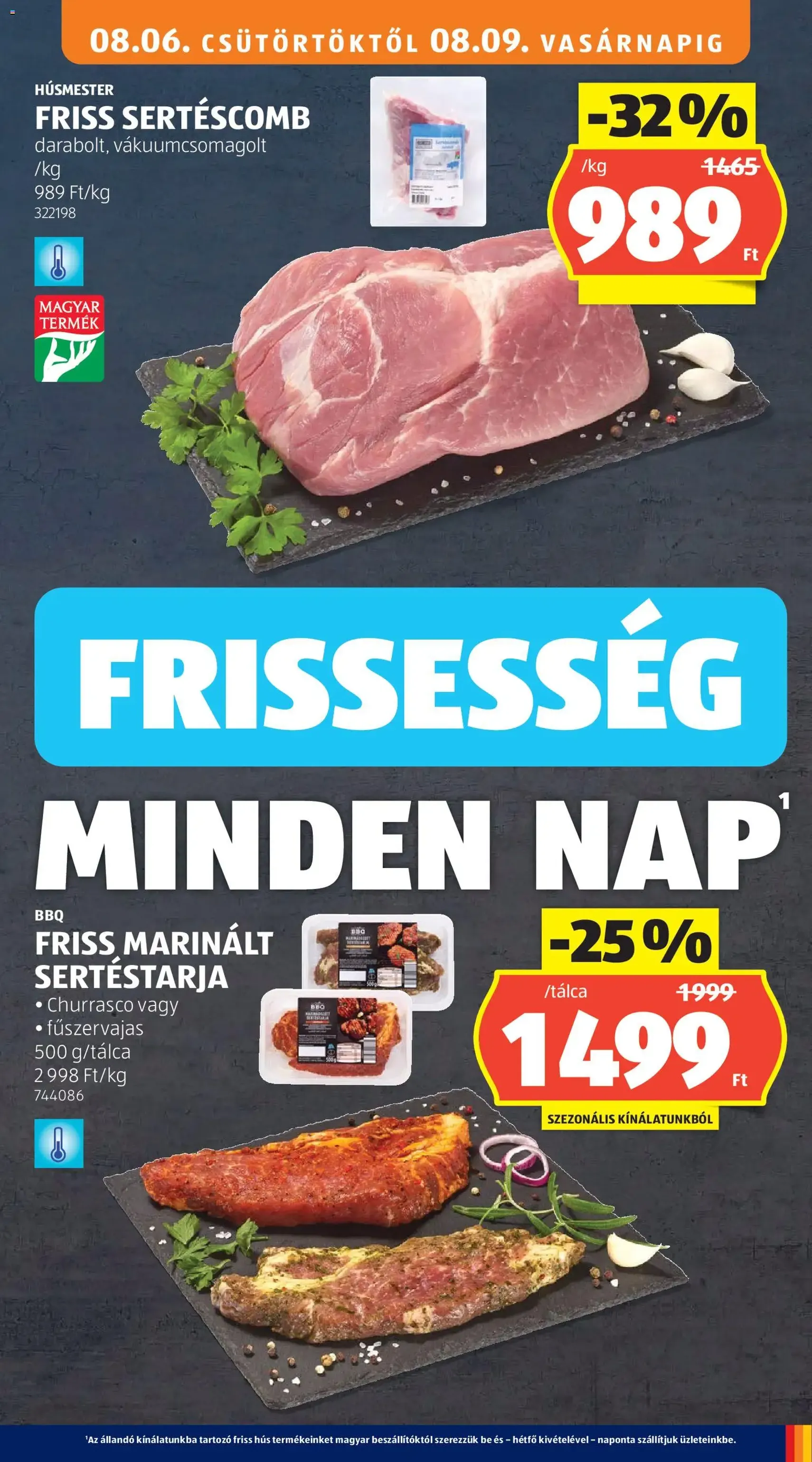 Aldi akciós újság - 2026.08.06. érvényes szórólap 15 oldal 50 oldalból