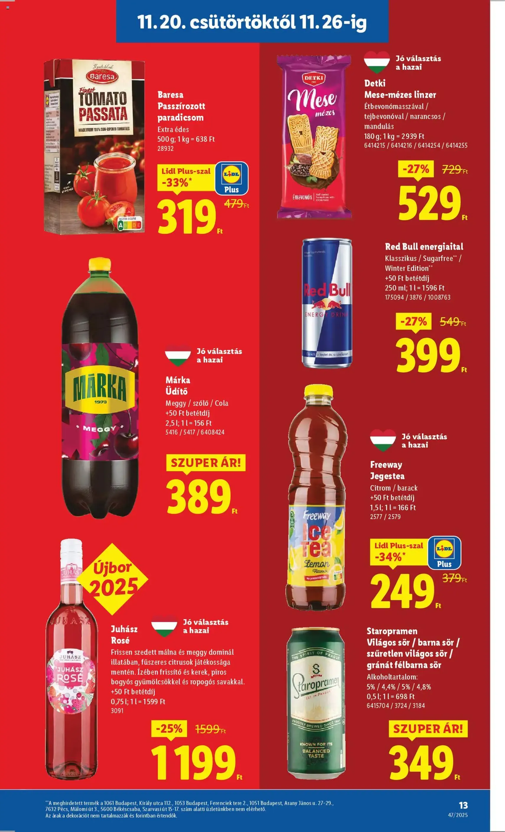 Lidl Black Friday - 2025.11.20. érvényes szórólap 13 oldal 66 oldalból