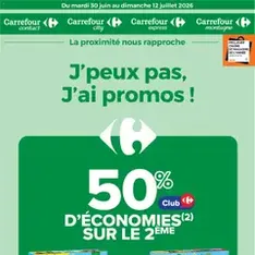 Carrefour City catalogue - Prévisualisation du catalogue valable à partir du 30/06/2026