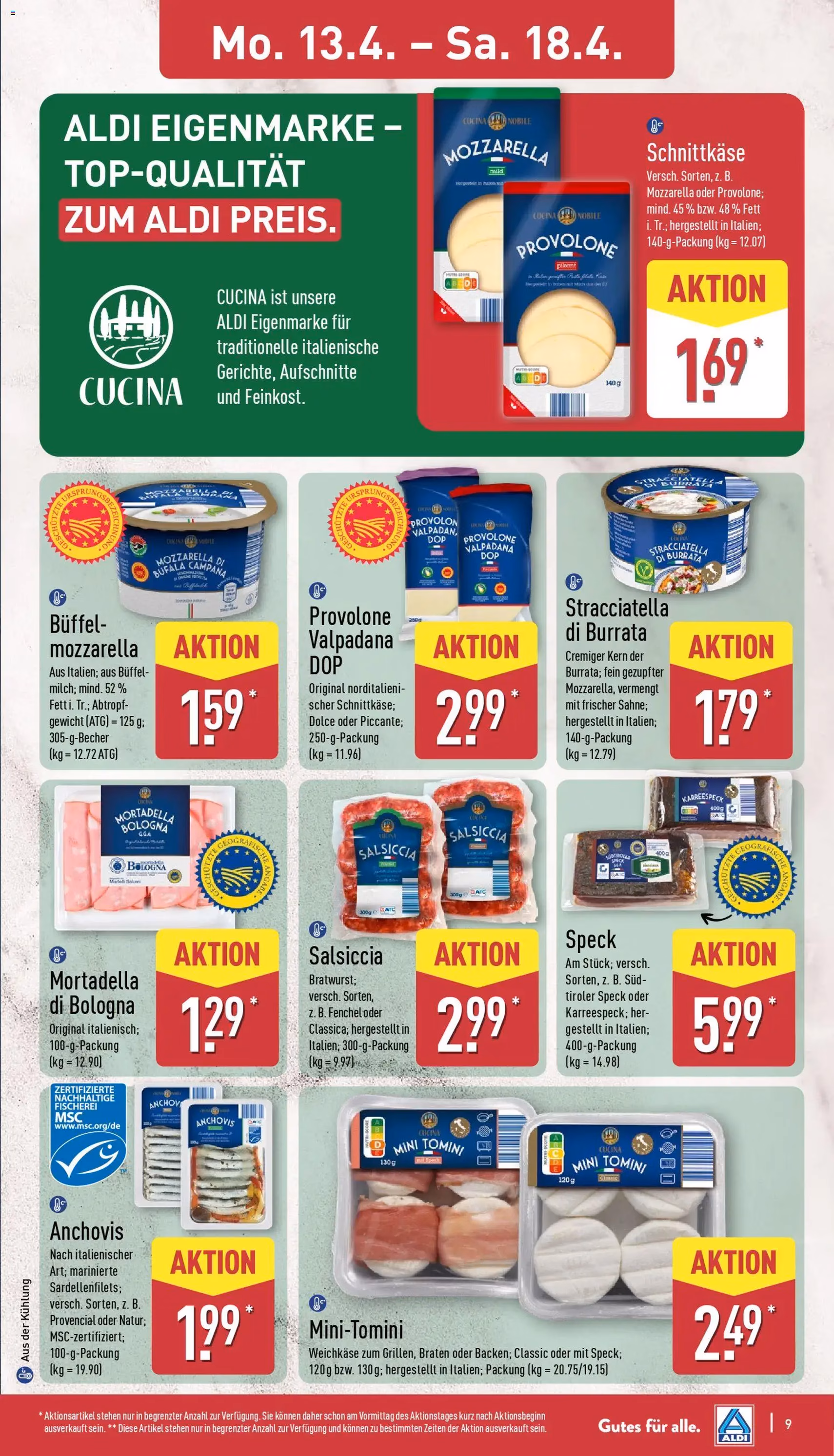 Aldi Prospekt - Gültiger Prospekt ab 13.04.2026, Seite 13 von insgesamt 40