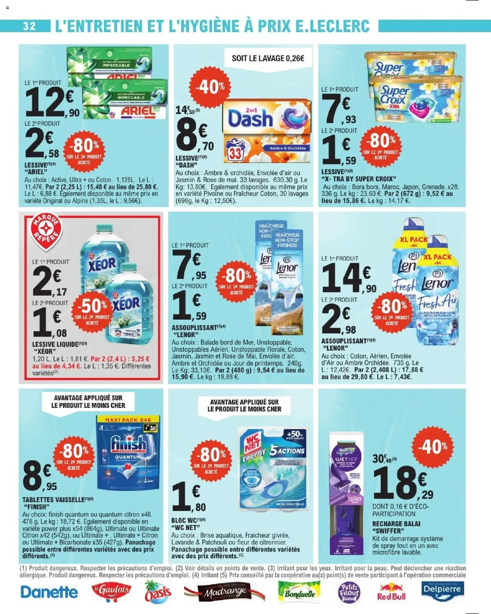 E.Leclerc catalogue de la semaine 17 - brochure valable à partir du 21/04/2026, page 32 sur 44
