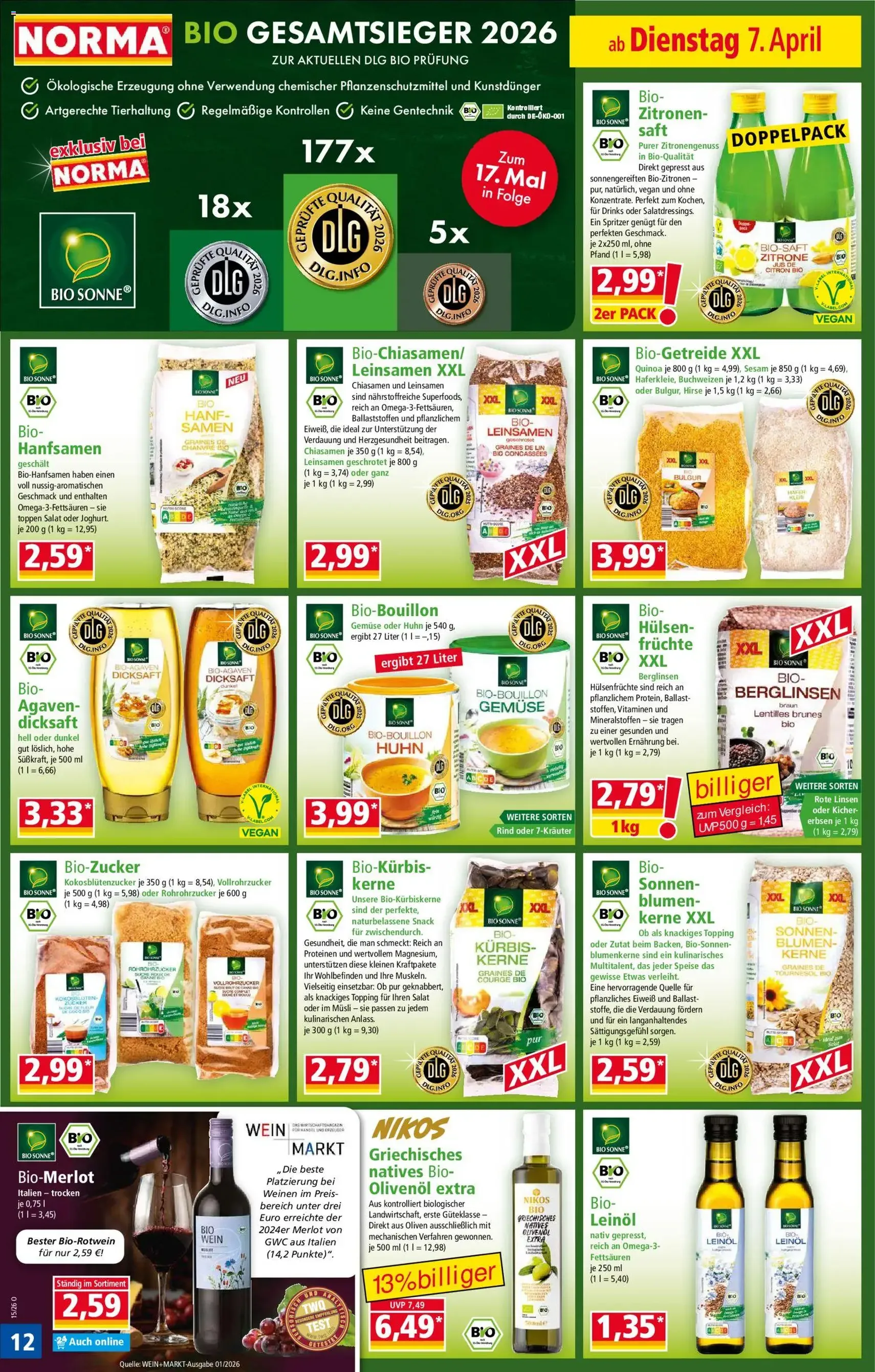 Norma Prospekt - Gültiger Prospekt ab 07.04.2026, Seite 12 von insgesamt 21