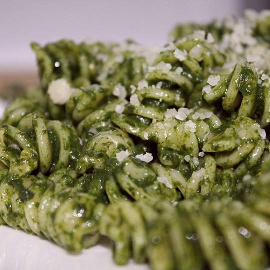 Anteprima ricetta Pasta con spinaci e formaggio