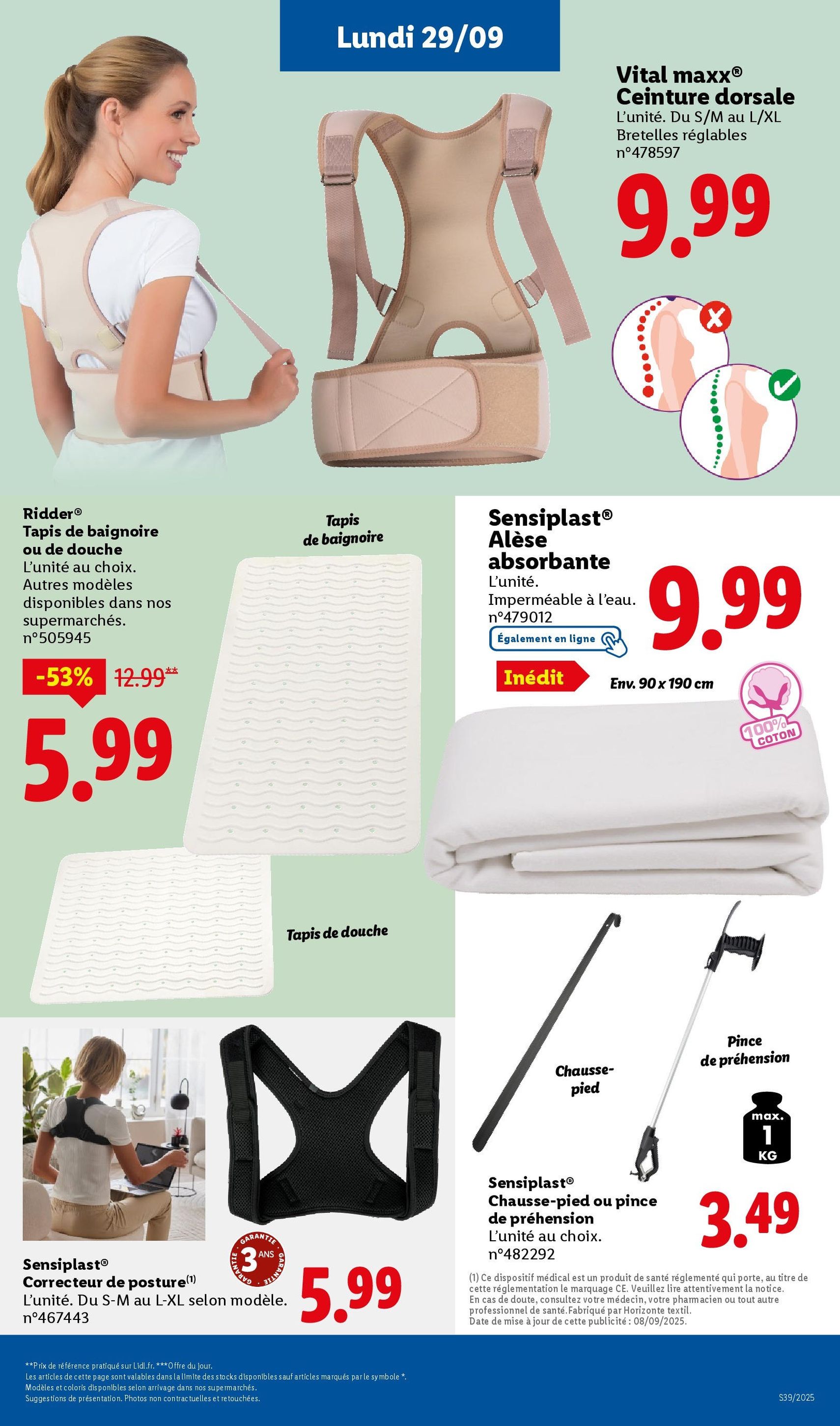 LIDL catalogue semaine 39 - brochure valable à partir du 25/09/2025, page 63 sur 73