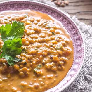 Voorvertoning van recept Rode linzen met curry