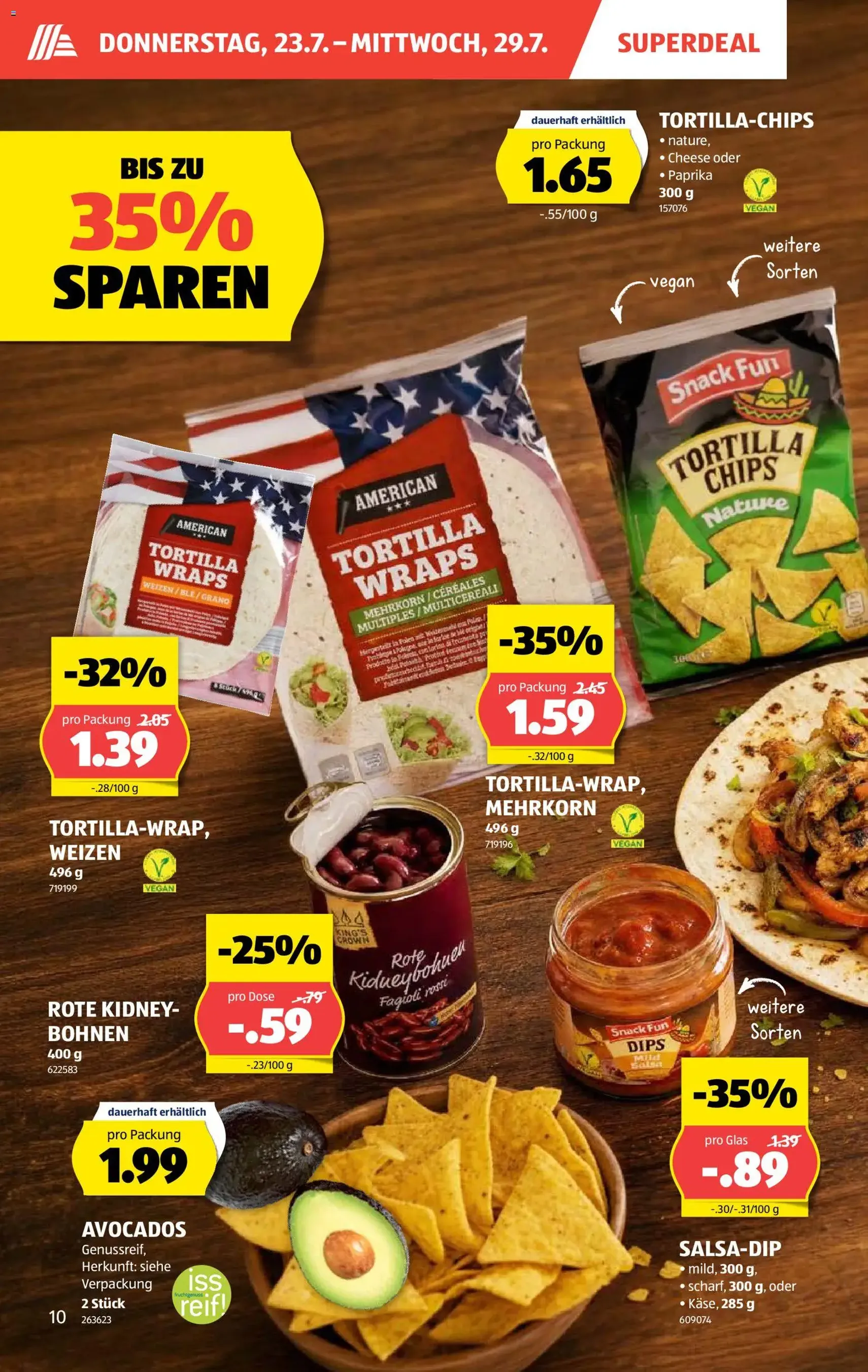 Aldi aktionen - Gültiger Prospekt ab 23.07.2026, Seite 10 von insgesamt 44