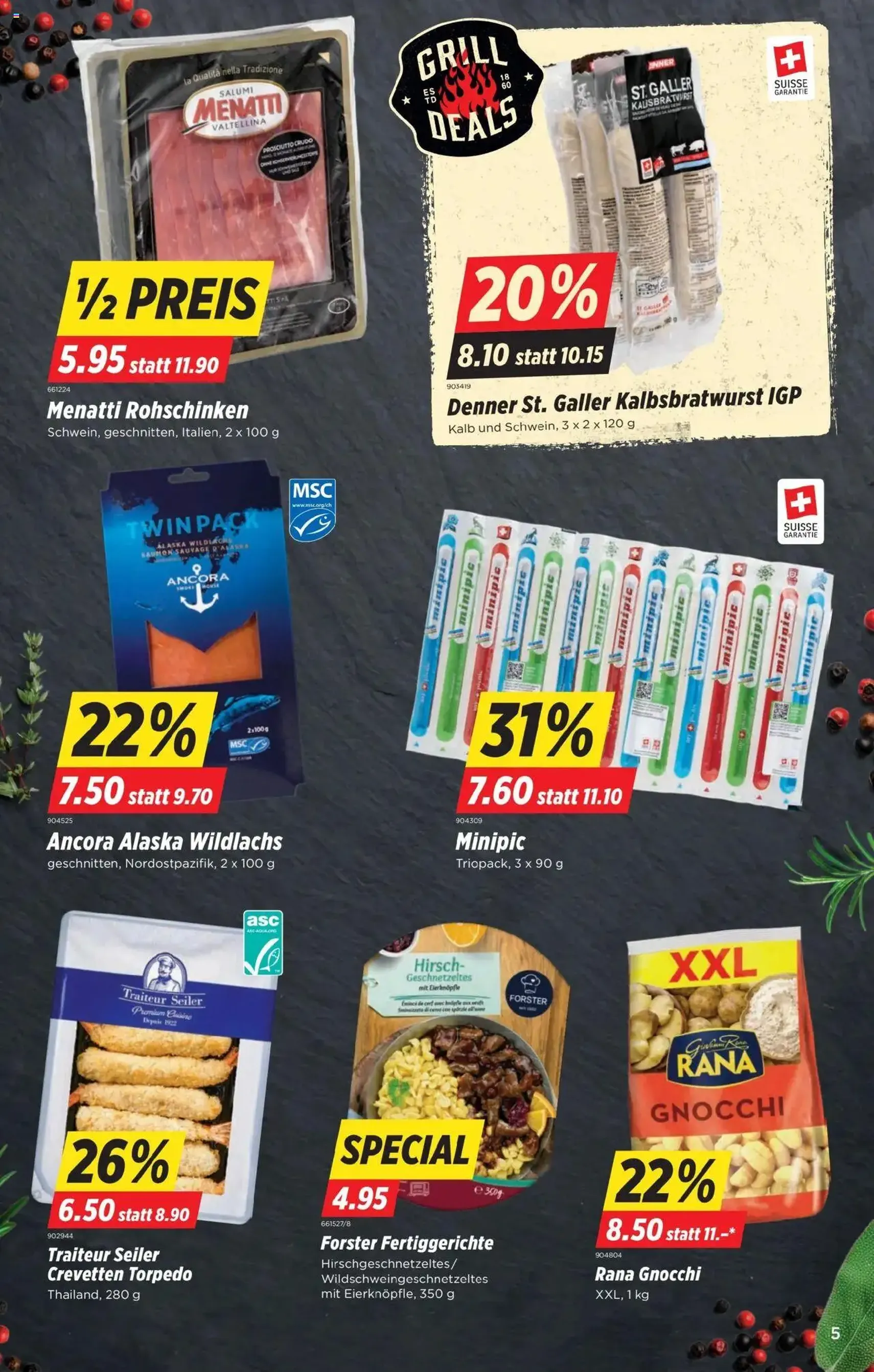 Denner Aktionen - Gültiger Prospekt ab 02.09.2025, Seite 5 von insgesamt 24 Denner Aktionen - Gültiger Prospekt ab 02.09.2025, Seite 5 von insgesamt 24