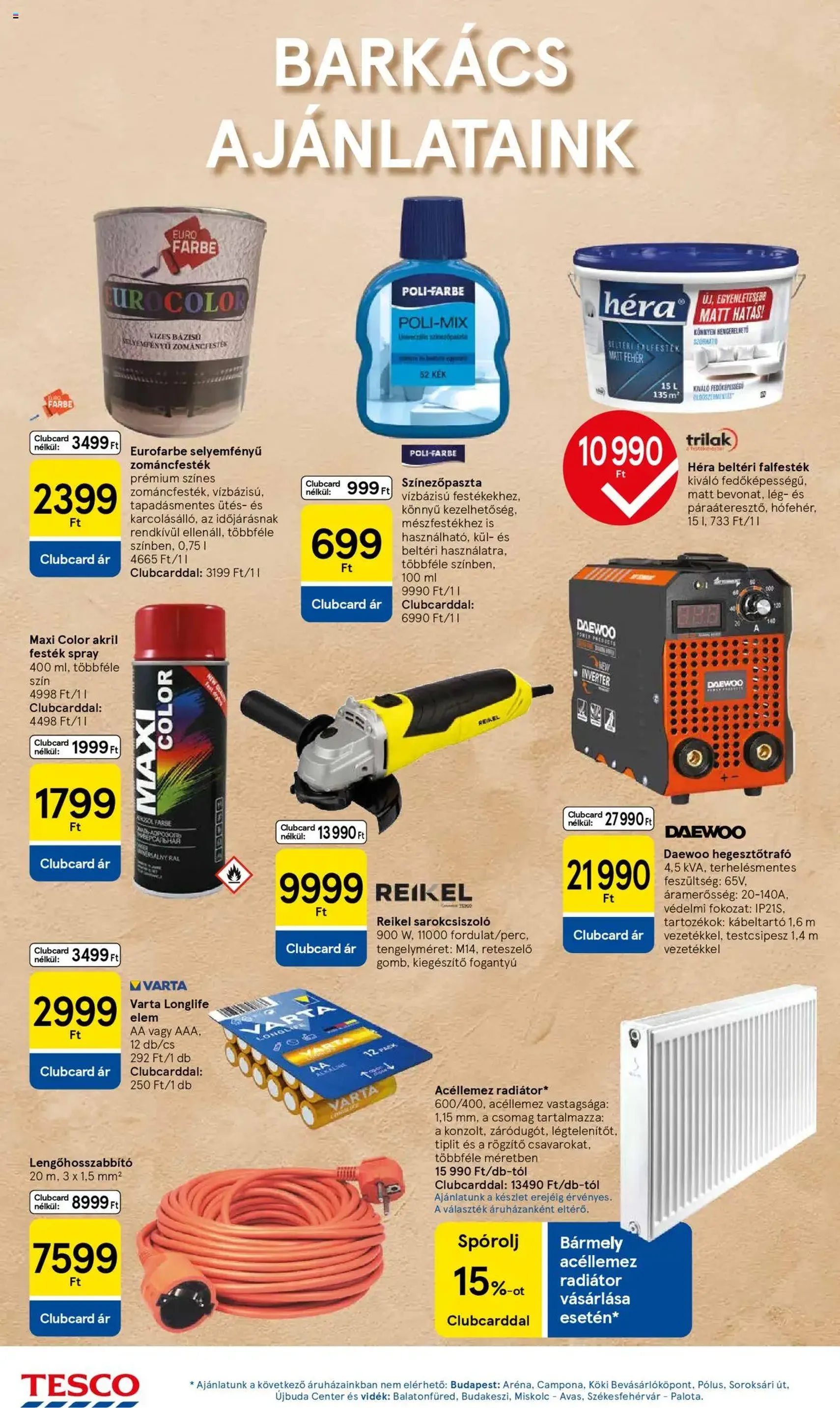 Tesco Hipermarket - Akciós újság - 2025.08.07. érvényes szórólap 28 oldal 32 oldalból Tesco Hipermarket - Akciós újság - 2025.08.07. érvényes szórólap 28 oldal 32 oldalból